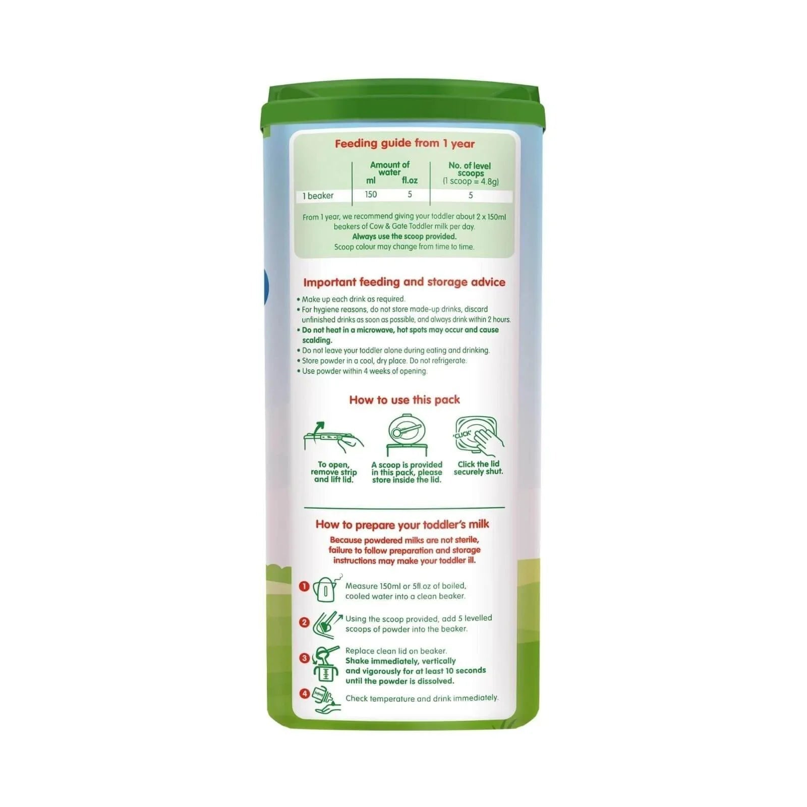 Cow and Gate 3 Growing Up Milk Formula 1+ year 800g - mezetto ebebek ebebek