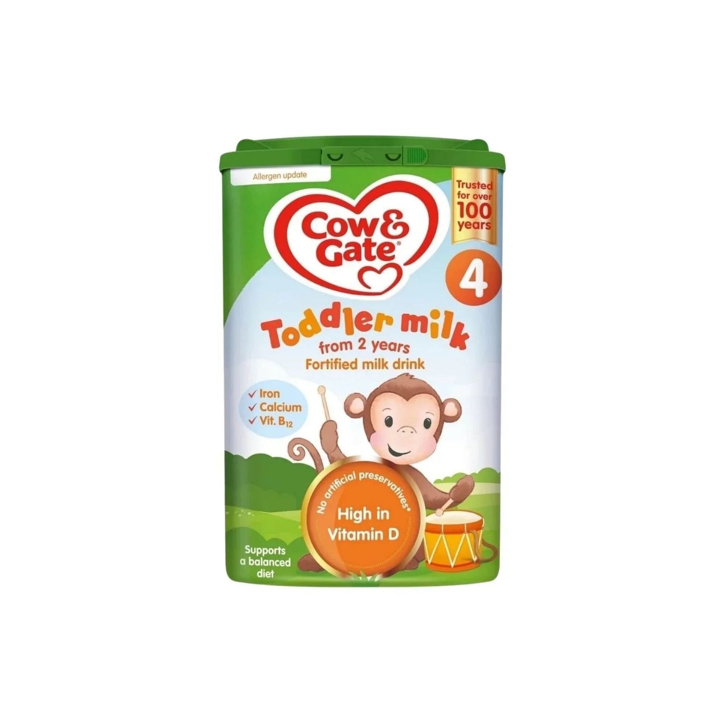 Cow and Gate 4 Toddler Milk Formula 2+ years 800g - mezetto ebebek ebebek