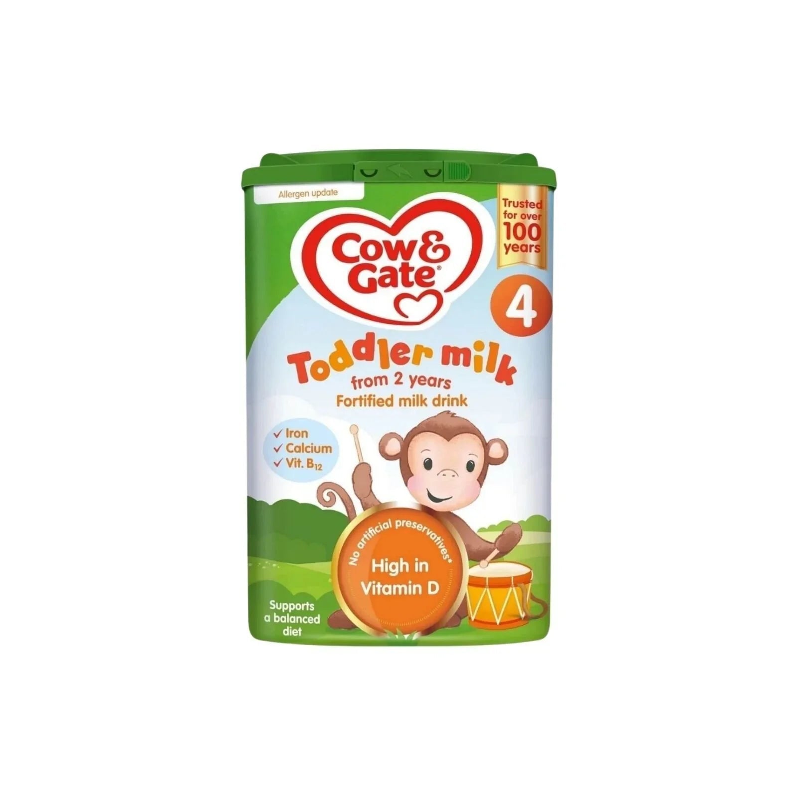Cow and Gate 4 Toddler Milk Formula 2+ years 800g - mezetto ebebek ebebek