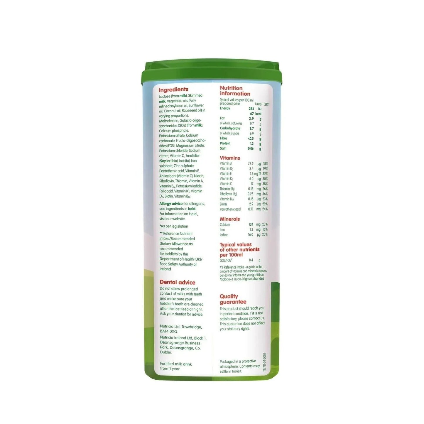 Cow and Gate 4 Toddler Milk Formula 2+ years 800g - mezetto ebebek ebebek