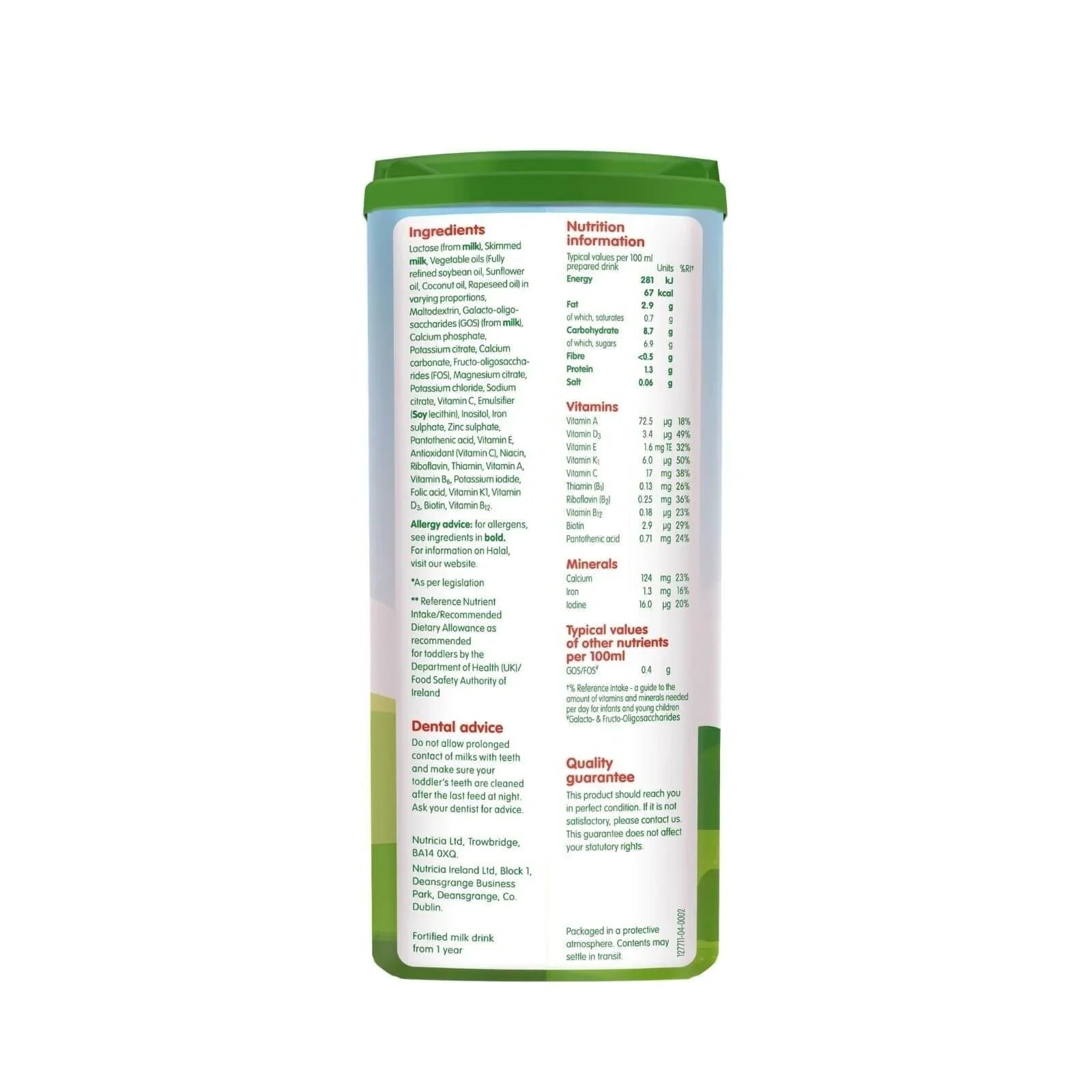 Cow and Gate 4 Toddler Milk Formula 2+ years 800g - mezetto ebebek ebebek