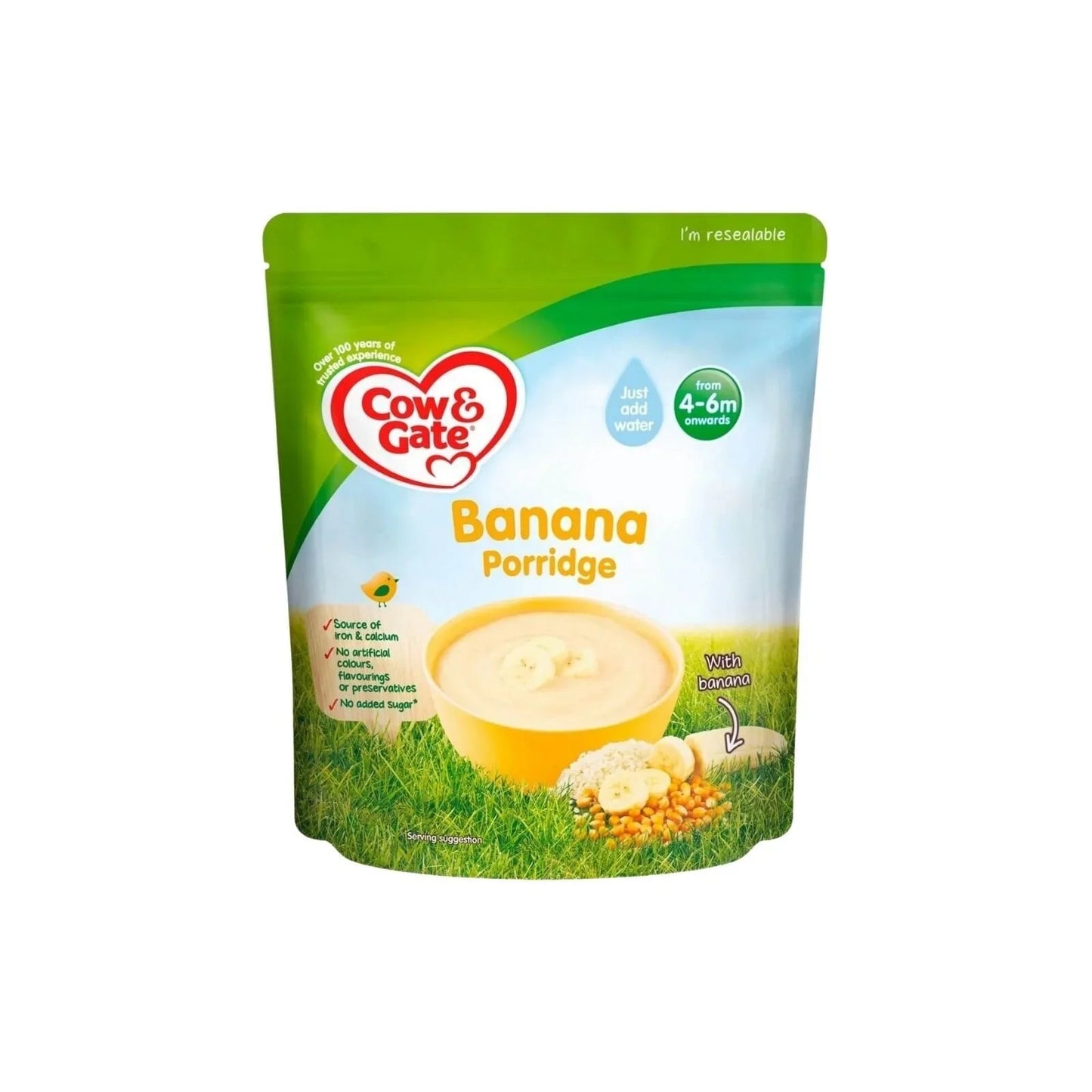 Cow & Gate 1 Banana Porridge 4 - 6 months 125g - mezetto ebebek ebebek