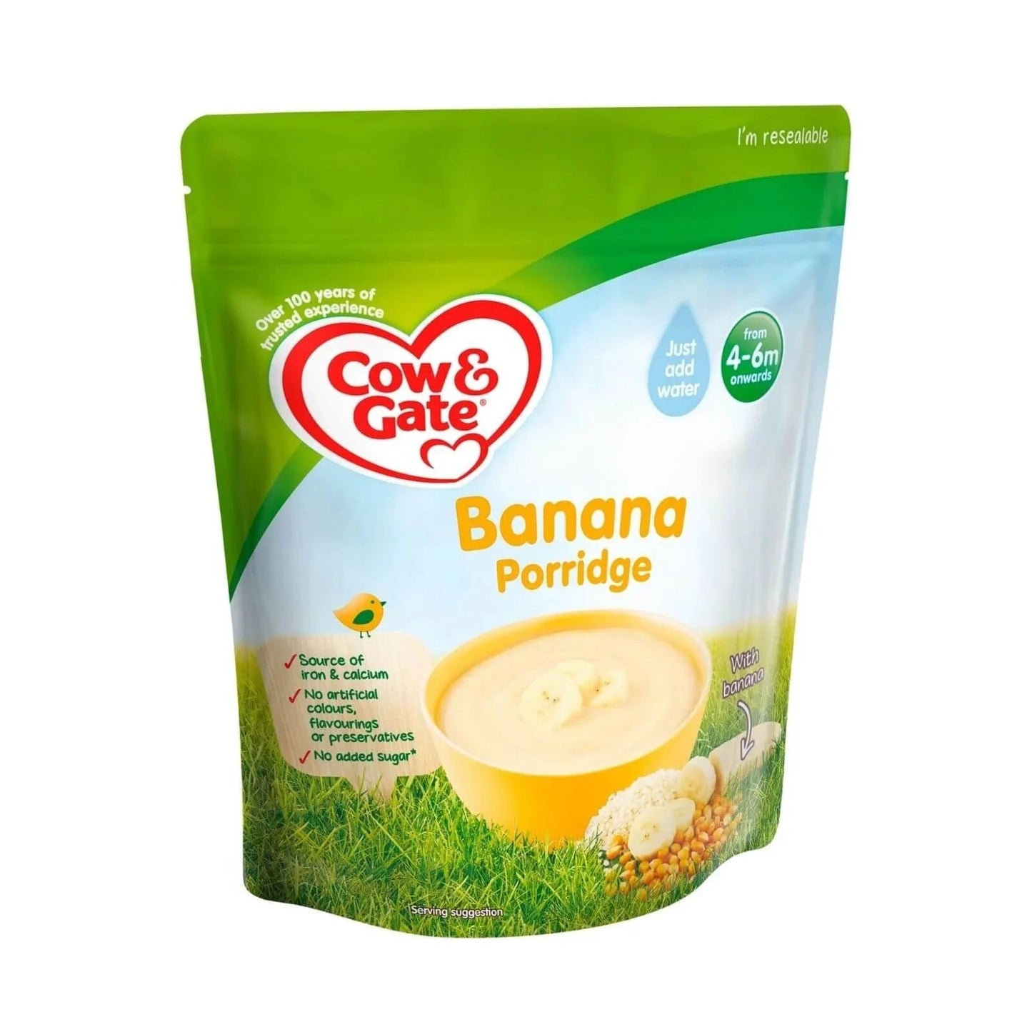 Cow & Gate 1 Banana Porridge 4 - 6 months 125g - mezetto ebebek ebebek