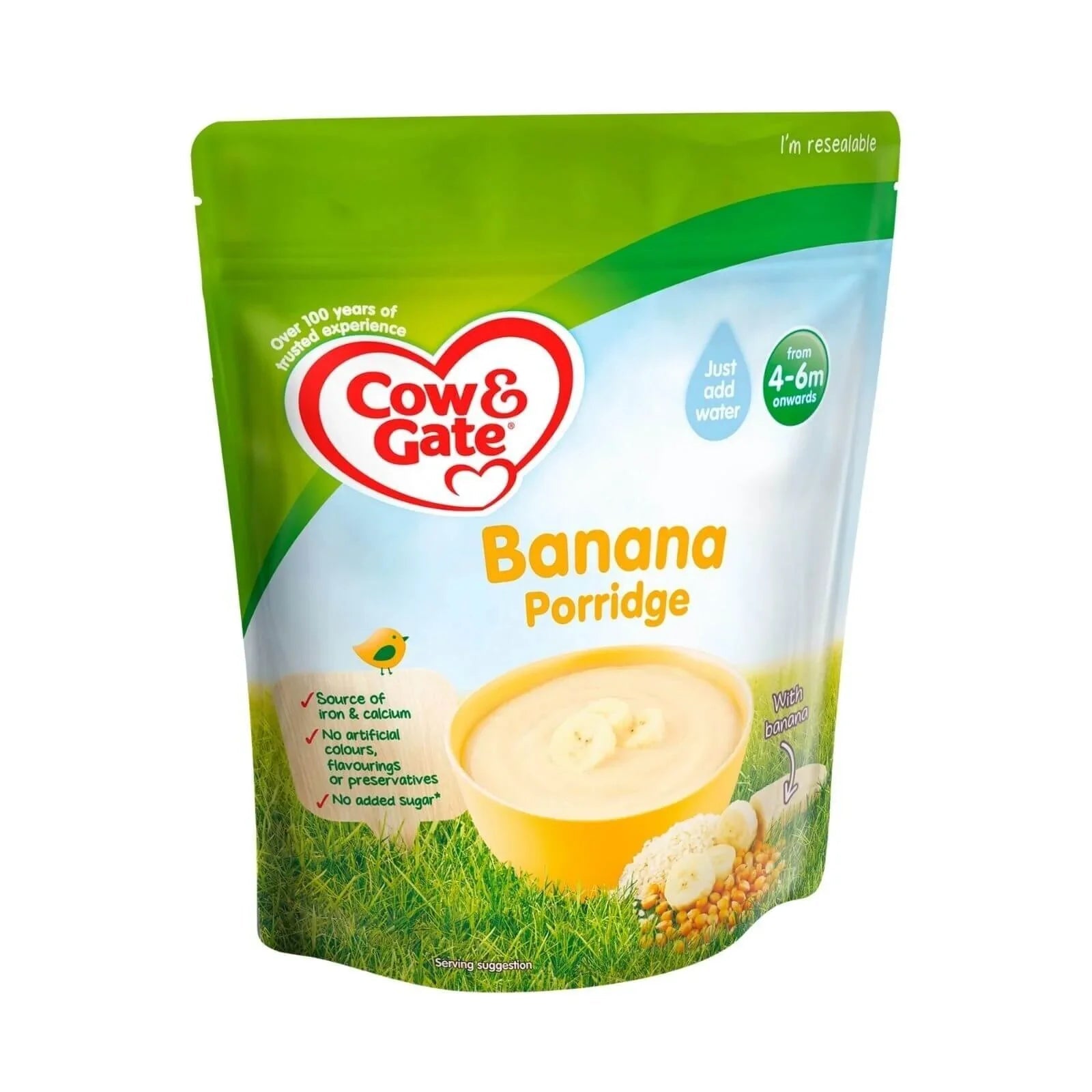 Cow & Gate 1 Banana Porridge 4 - 6 months 125g - mezetto ebebek ebebek