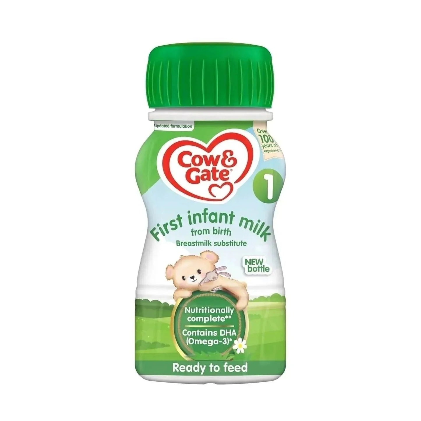 Cow & Gate 1 First Infant Ready to Feed Liquid Milk from Birth 200ml Pack of 12 - mezetto ebebek ebebek