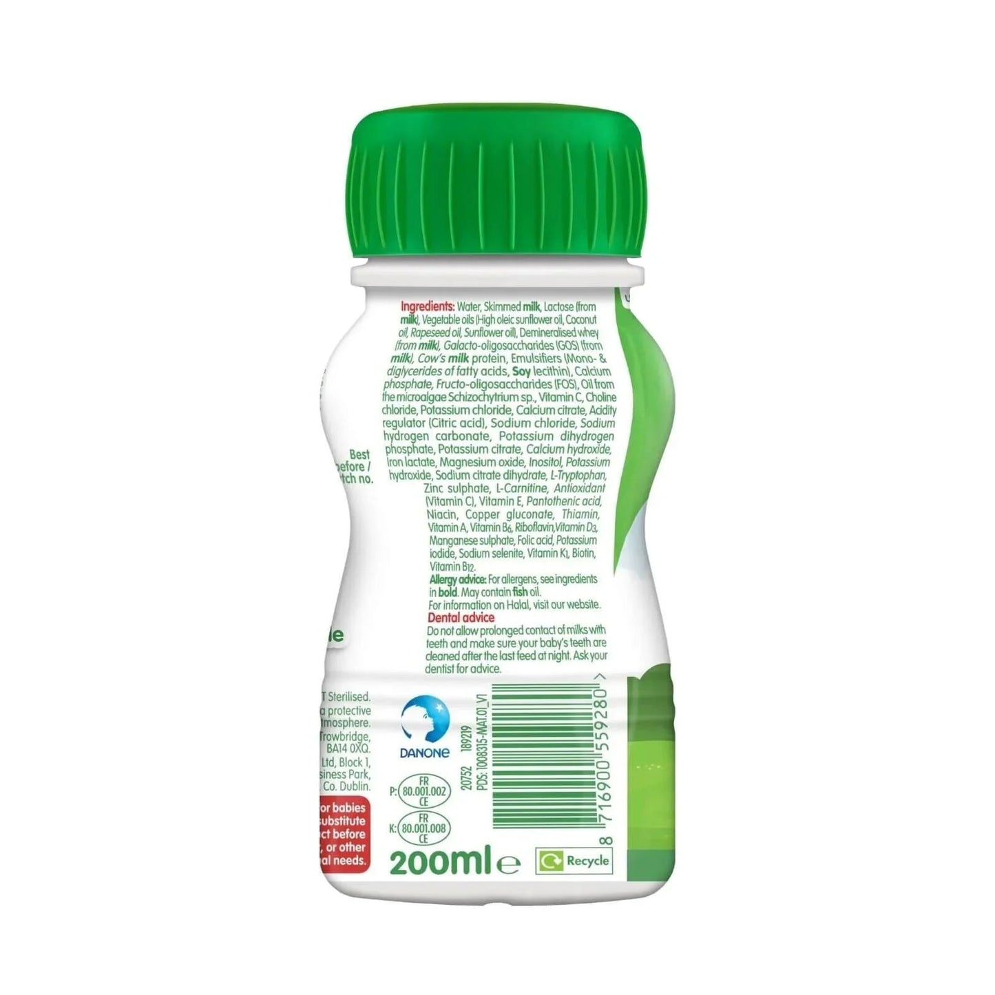 Cow & Gate 2 Follow On Ready to Drink Liquid Milk 6+ months 200ml - mezetto ebebek ebebek
