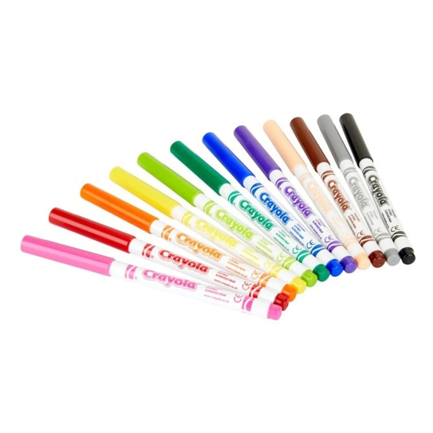 Crayola 12 Bright Supertips - mezetto ebebek ebebek
