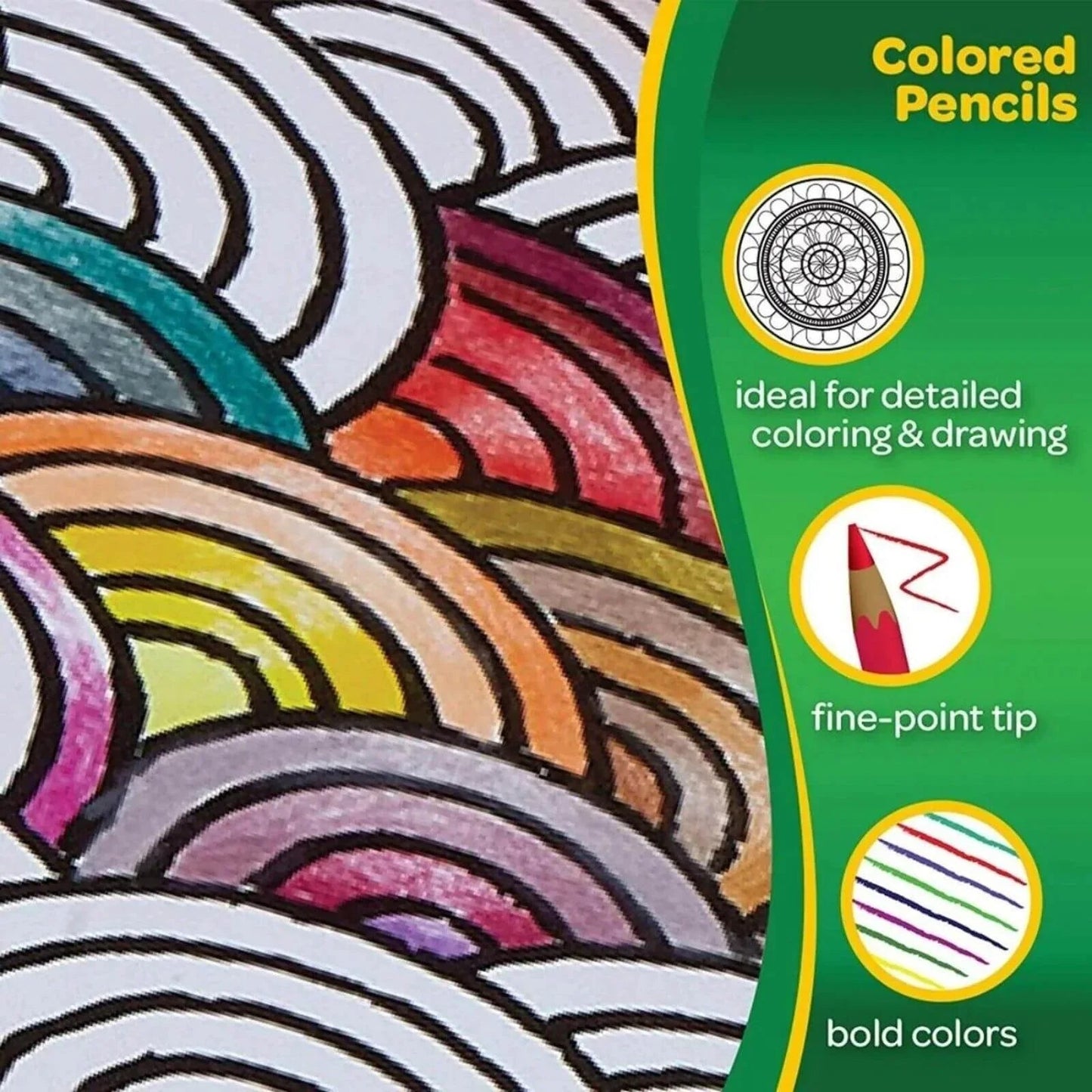 Crayola 12 Eco Coloured Pencils - mezetto ebebek ebebek