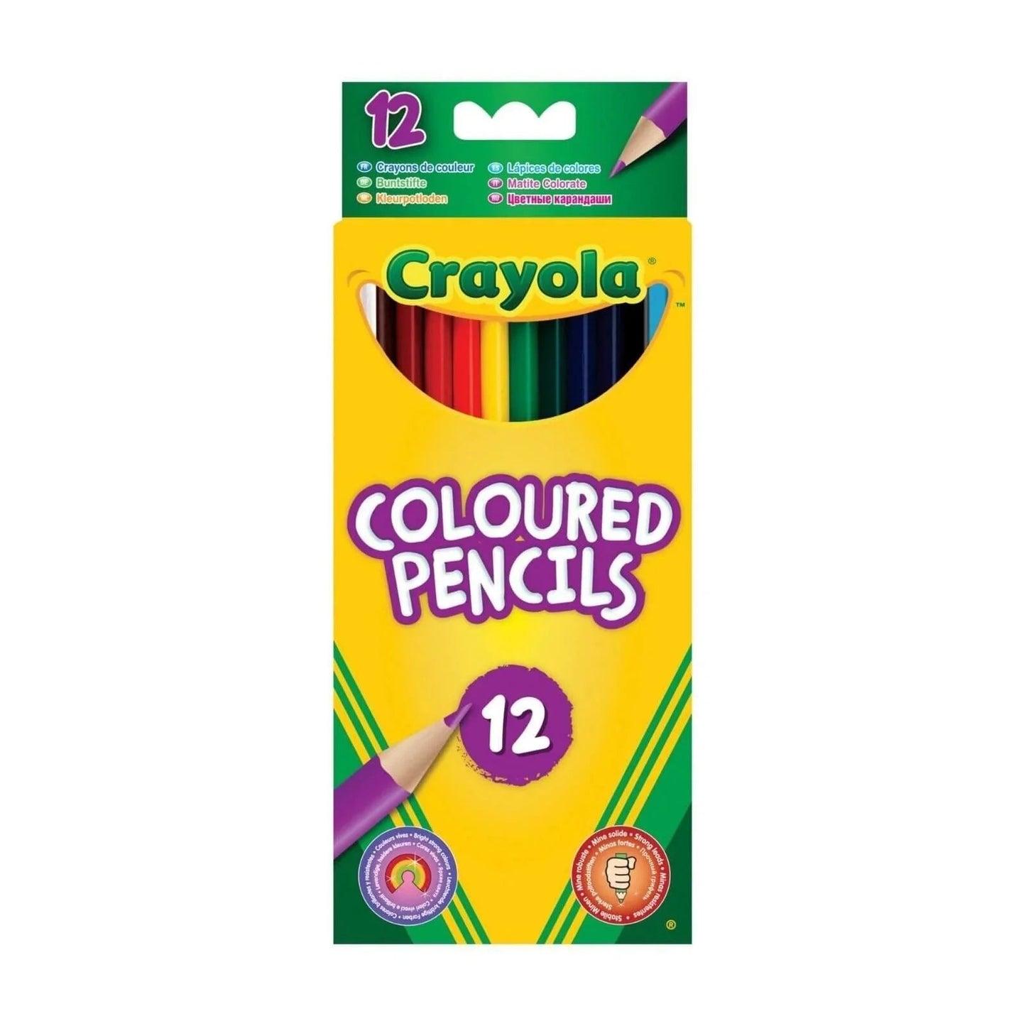 Crayola 12 Eco Coloured Pencils - mezetto ebebek ebebek