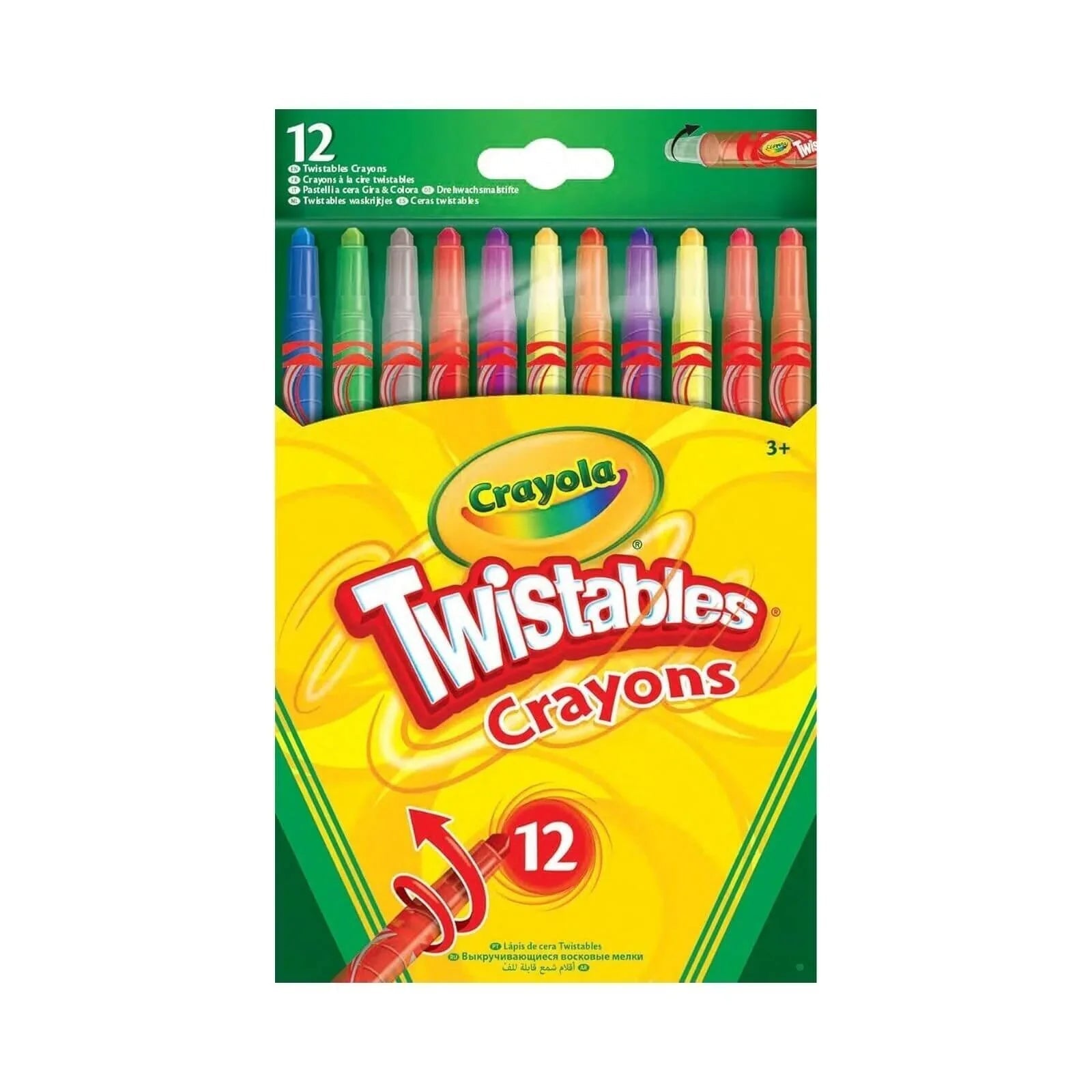 Crayola 12 Twistable Crayons - mezetto ebebek ebebek