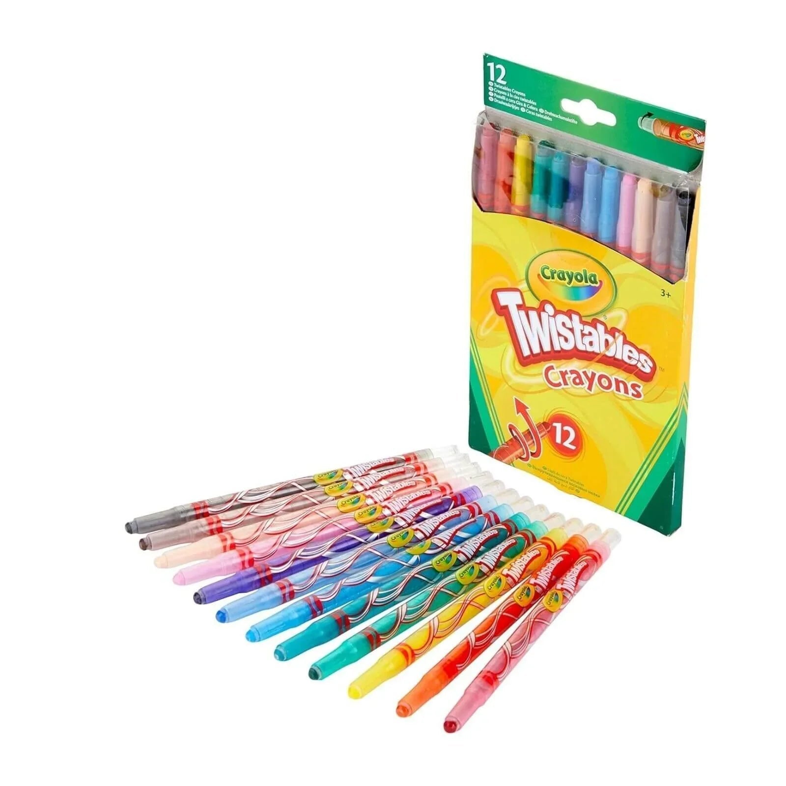 Crayola 12 Twistable Crayons - mezetto ebebek ebebek