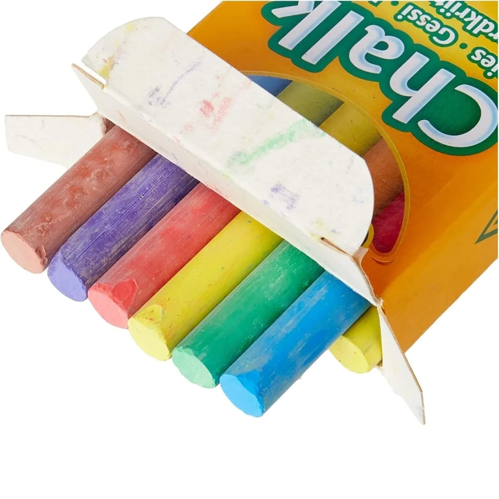 Crayola Coloured Chalk 12 pcs - mezetto ebebek ebebek