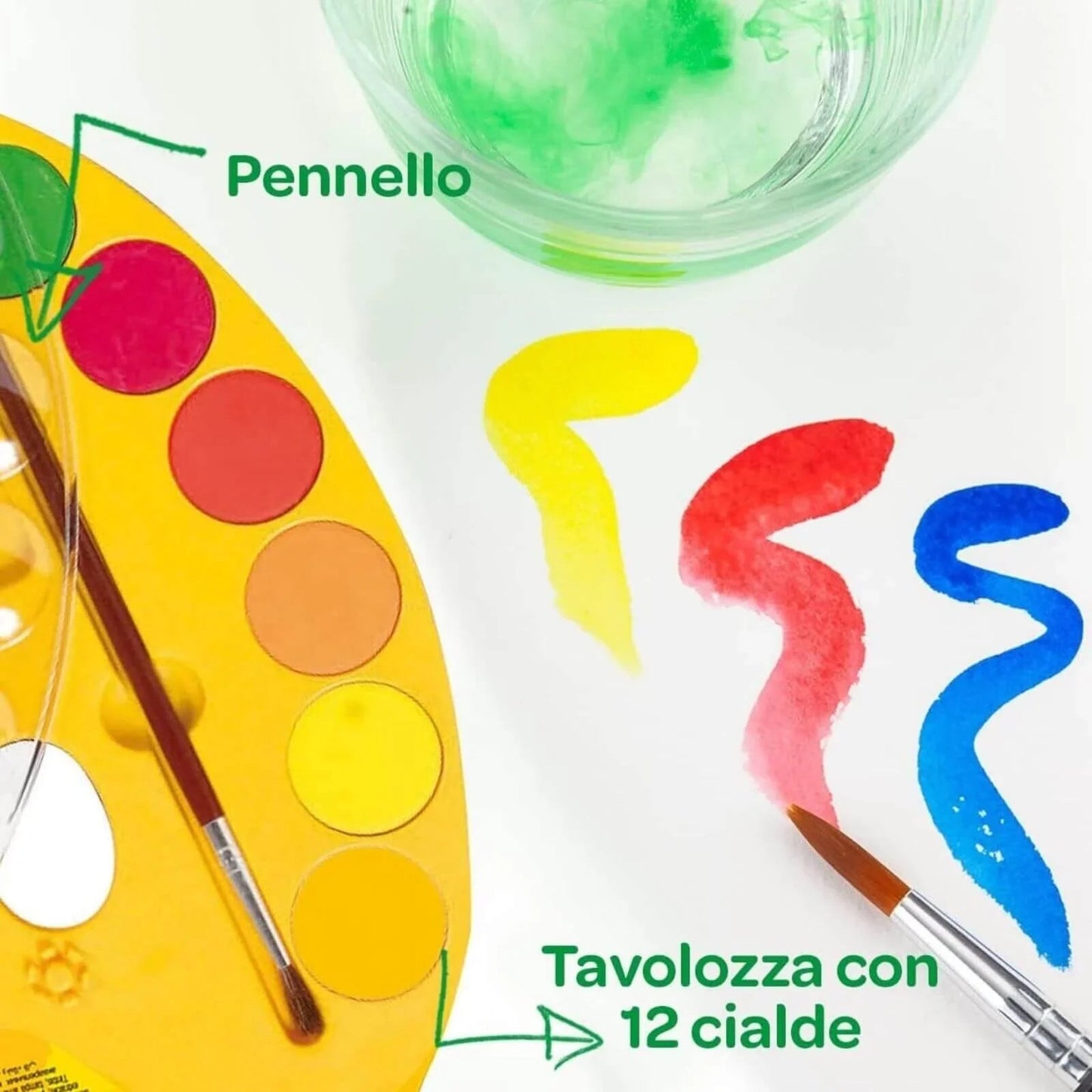 Crayola Watercolour Paint Palette - mezetto ebebek ebebek