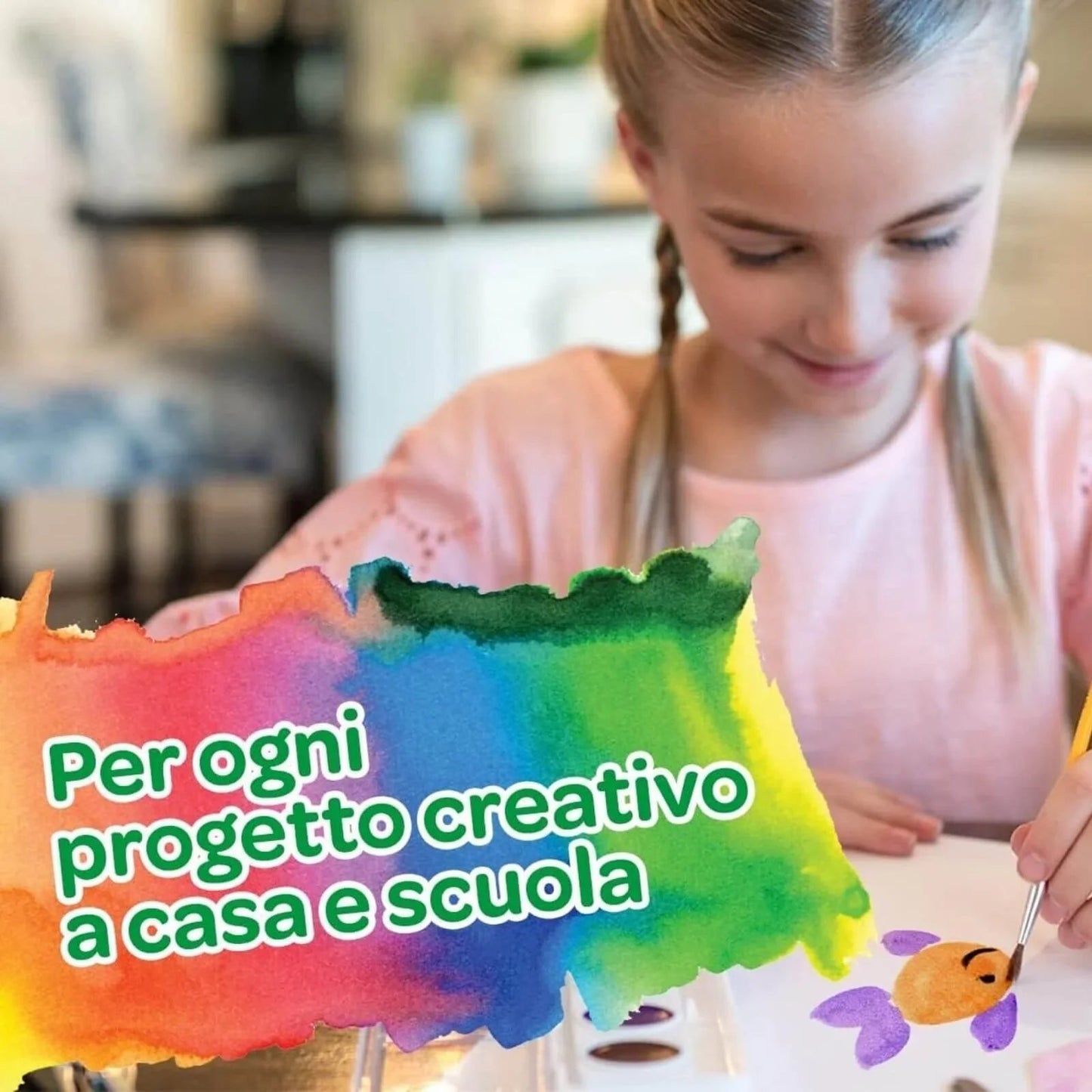 Crayola Watercolour Paint Palette - mezetto ebebek ebebek