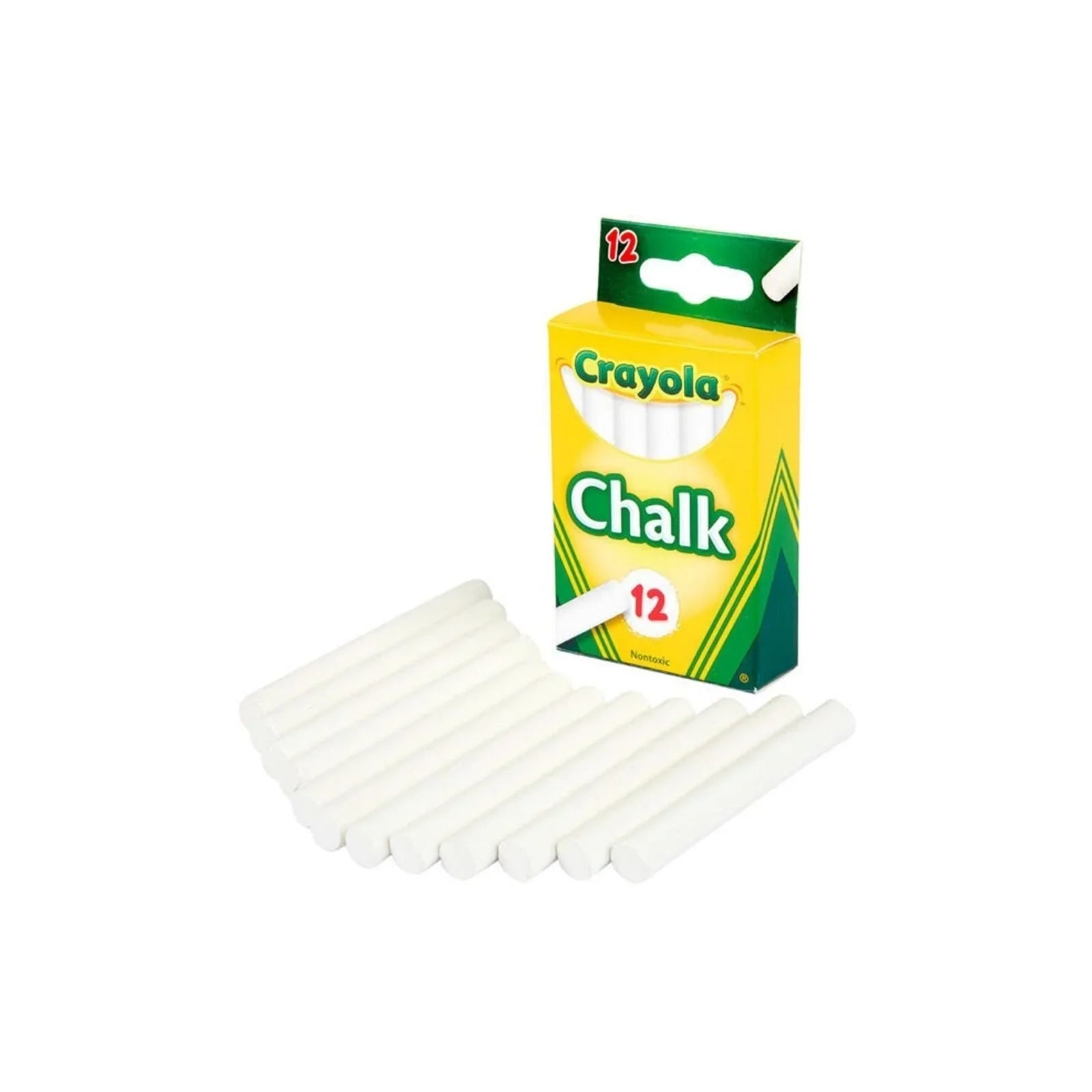 Crayola White Chalk 12 pcs - mezetto ebebek ebebek