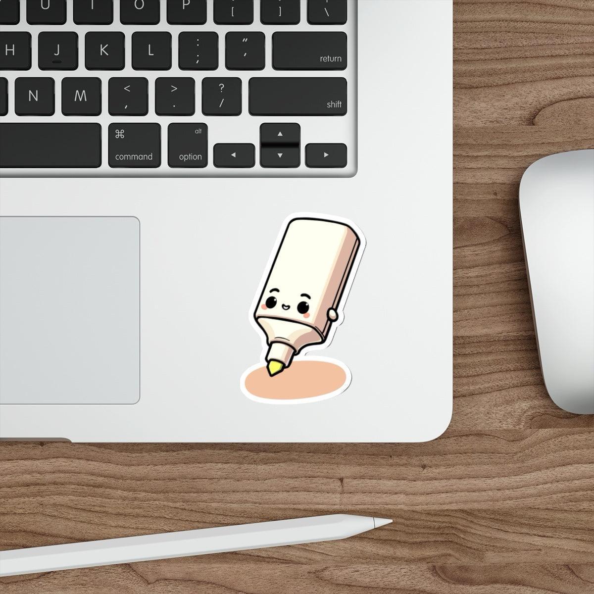 Cute Highlighter Sticker | Colourful Journal Laptop Decal - mezetto KEOLIX KEOLIX