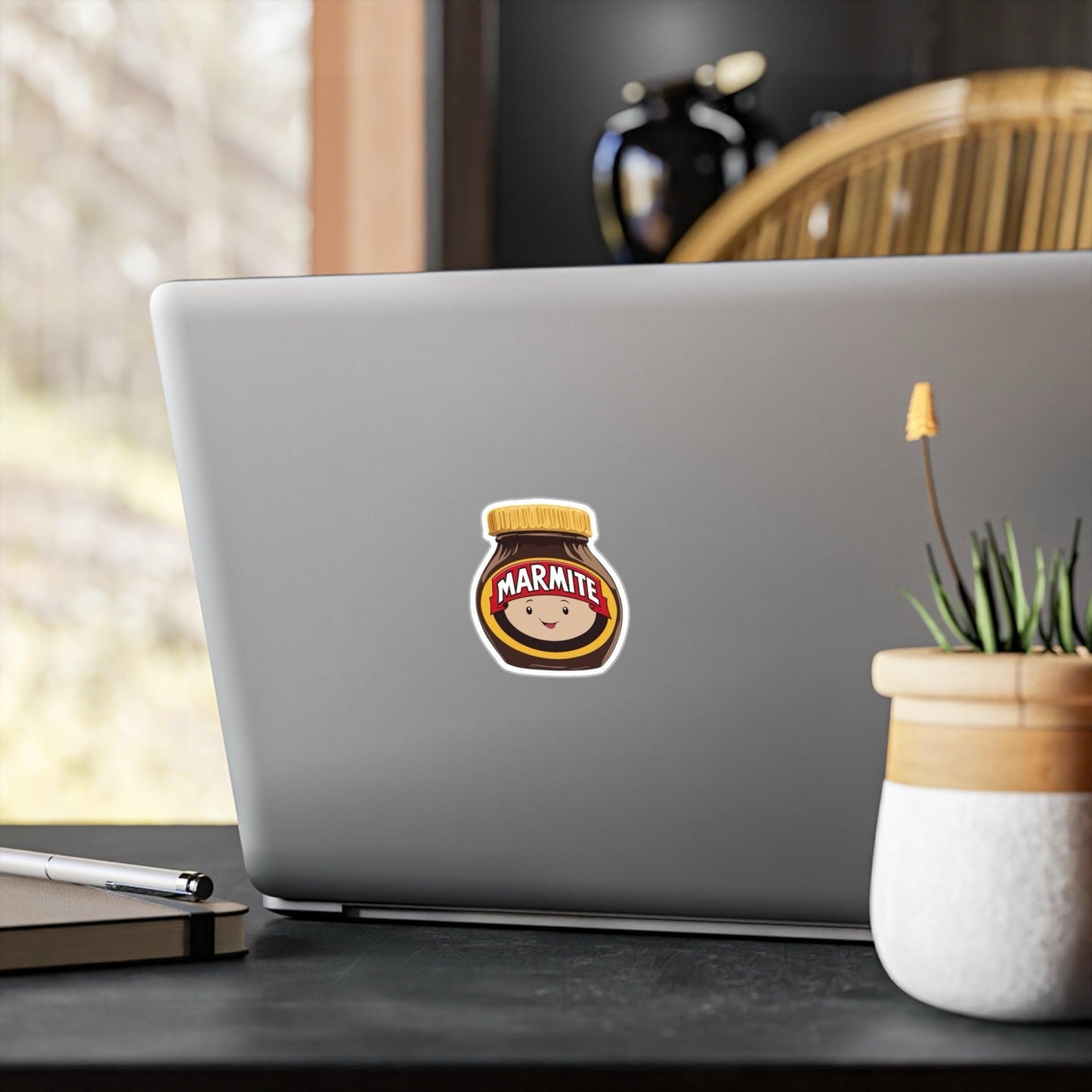 Cute Marmite Sticker | Funny British Food Pun Vinyl Decal - mezetto KEOLIX KEOLIX