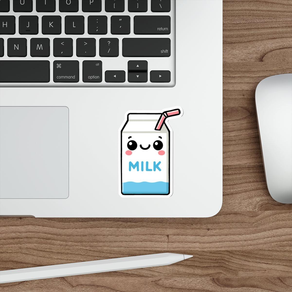 Cute Milk Carton Sticker – Whimsical Waterproof Decal - mezetto KEOLIX KEOLIX