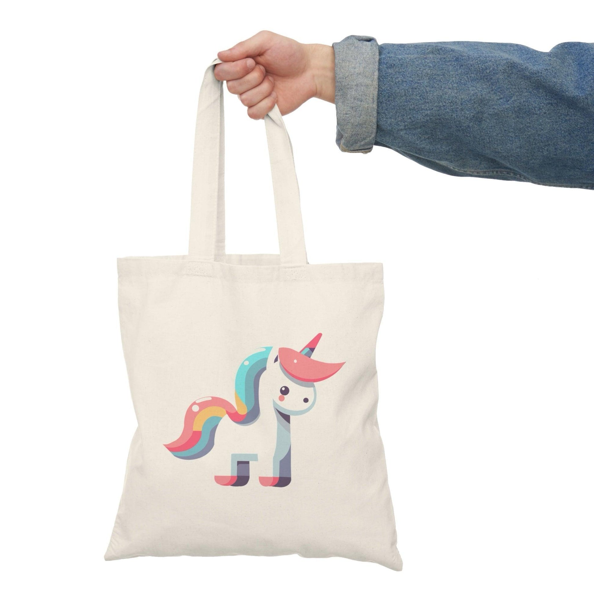 Cute Minimalist Unicorn Tote Bag | Recycled Cotton - mezetto KEOLIX KEOLIX