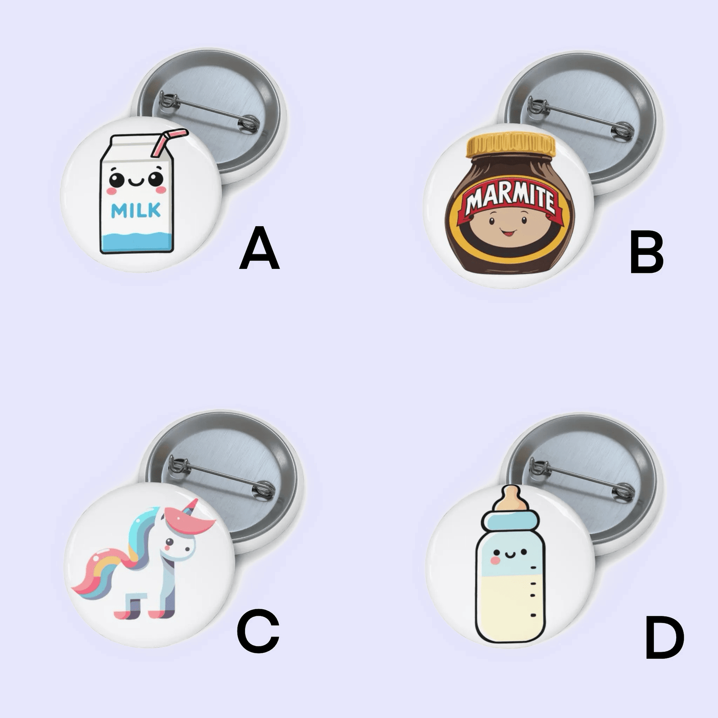 Cute Pin Badge Bundle – - mezetto KEOLIX KEOLIX