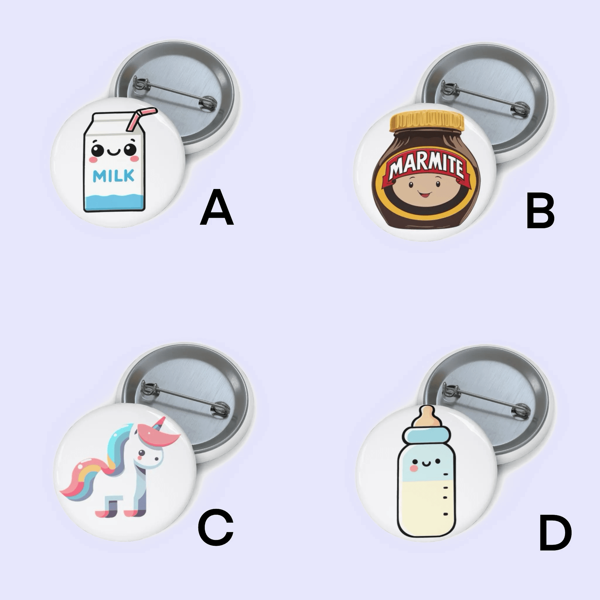 Cute Pin Badge Bundle – - mezetto KEOLIX KEOLIX