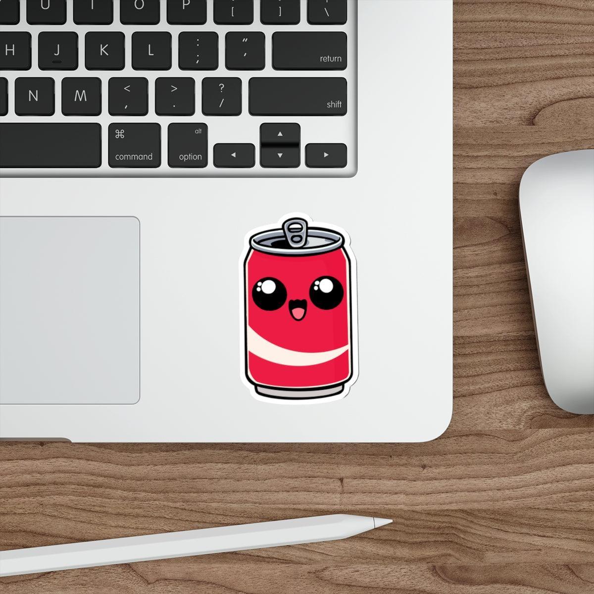 Cute Soda Can Sticker – Kawaii Waterproof Fun Vinyl Decal - mezetto KEOLIX KEOLIX