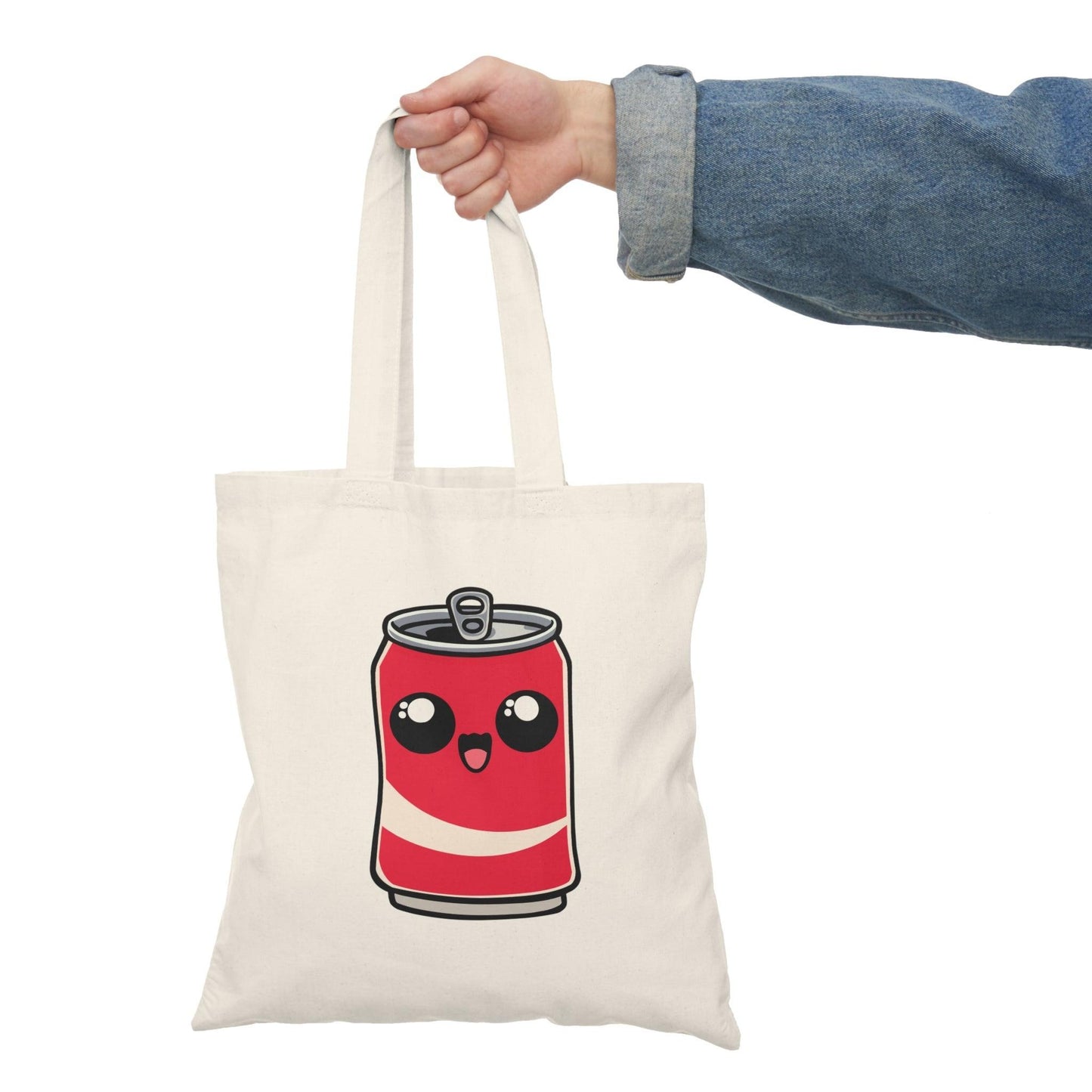 Cute Soda Can Tote – Fun Recycled Cotton Bag - mezetto KEOLIX KEOLIX