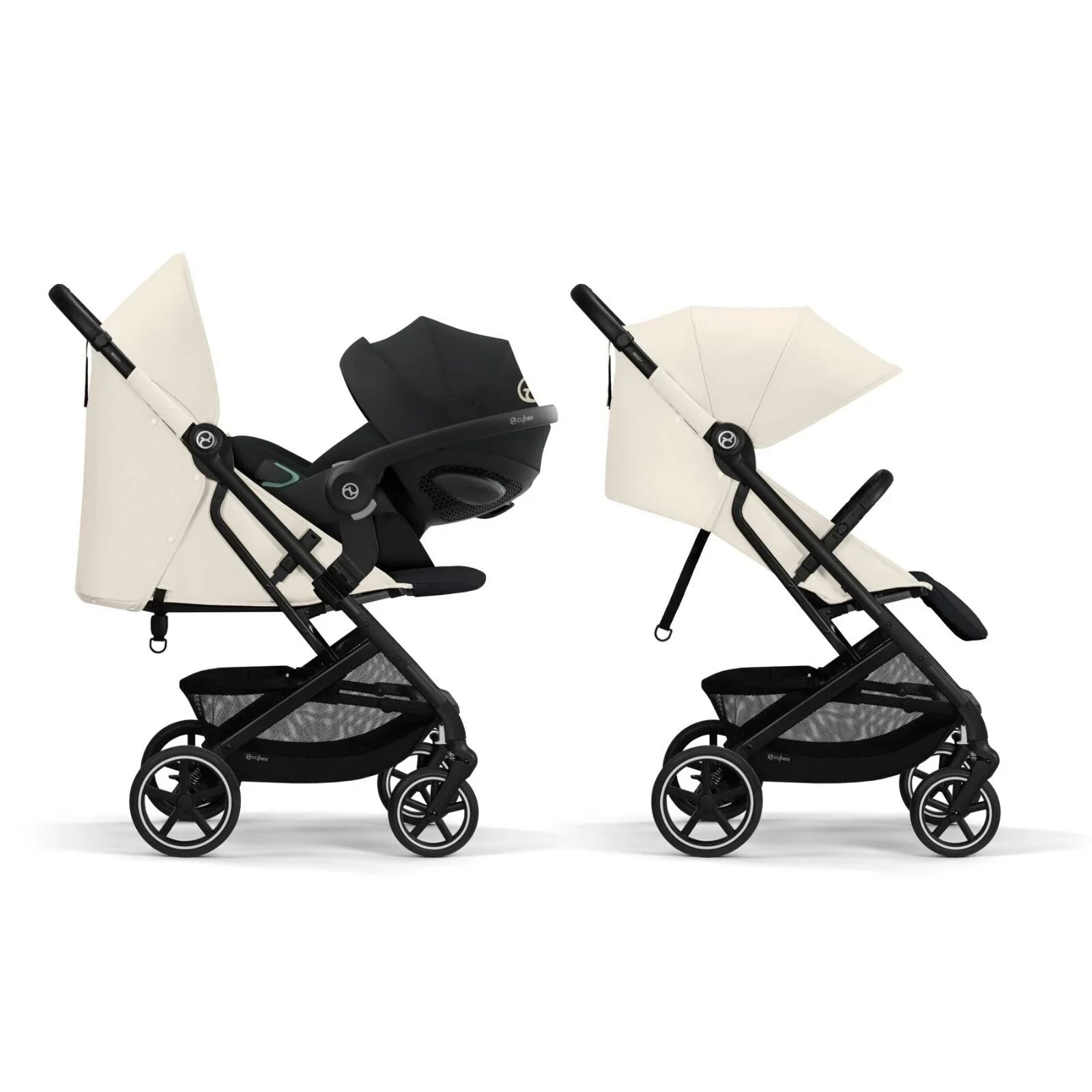 Cybex Beezy Compact Travel Pushchair - Canvas White - mezetto ebebek ebebek