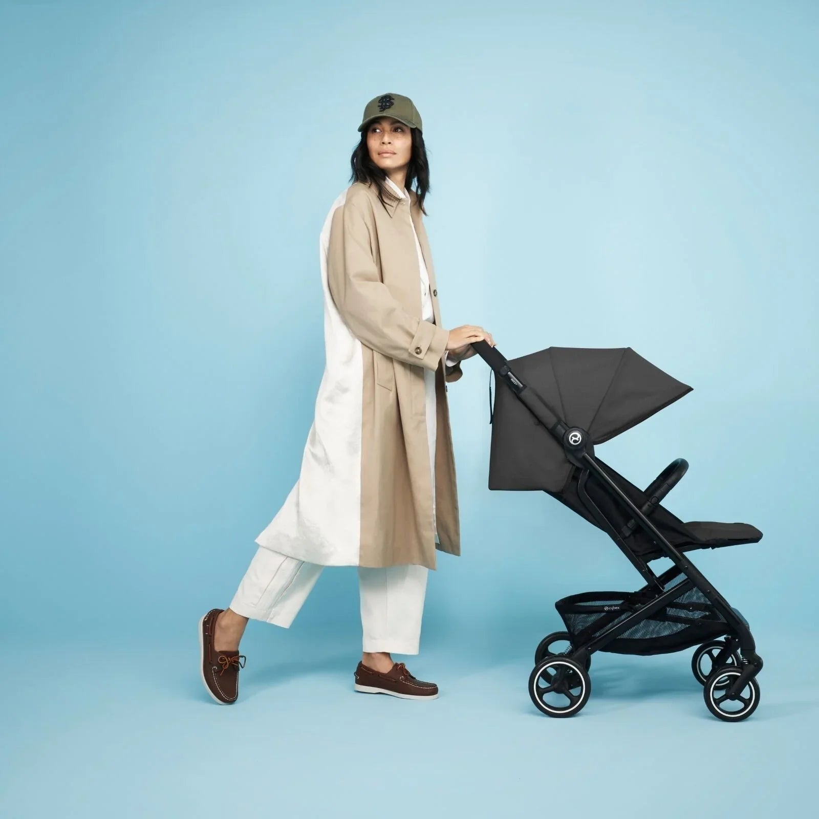 Cybex Beezy Compact Travel Pushchair - Canvas White - mezetto ebebek ebebek
