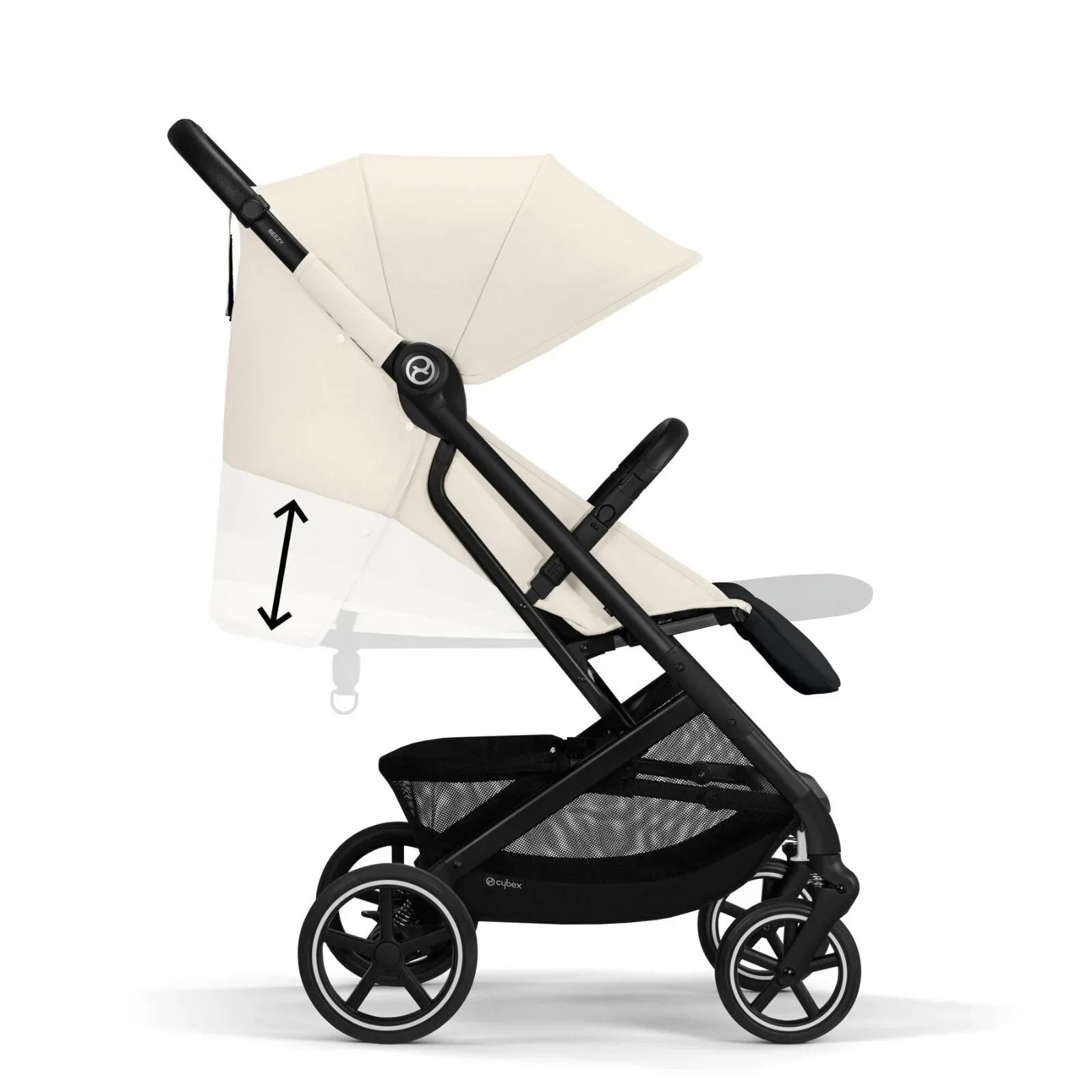 Cybex Beezy Compact Travel Pushchair - Canvas White - mezetto ebebek ebebek