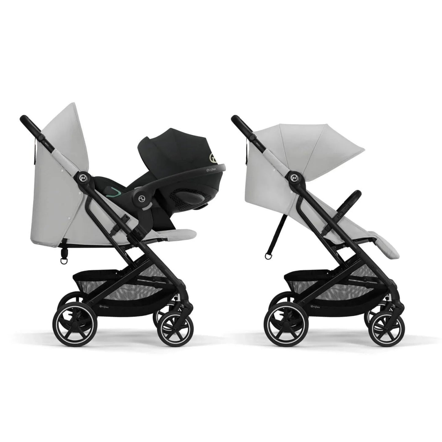 Cybex Beezy Compact Travel Pushchair - Fog Grey - mezetto ebebek ebebek