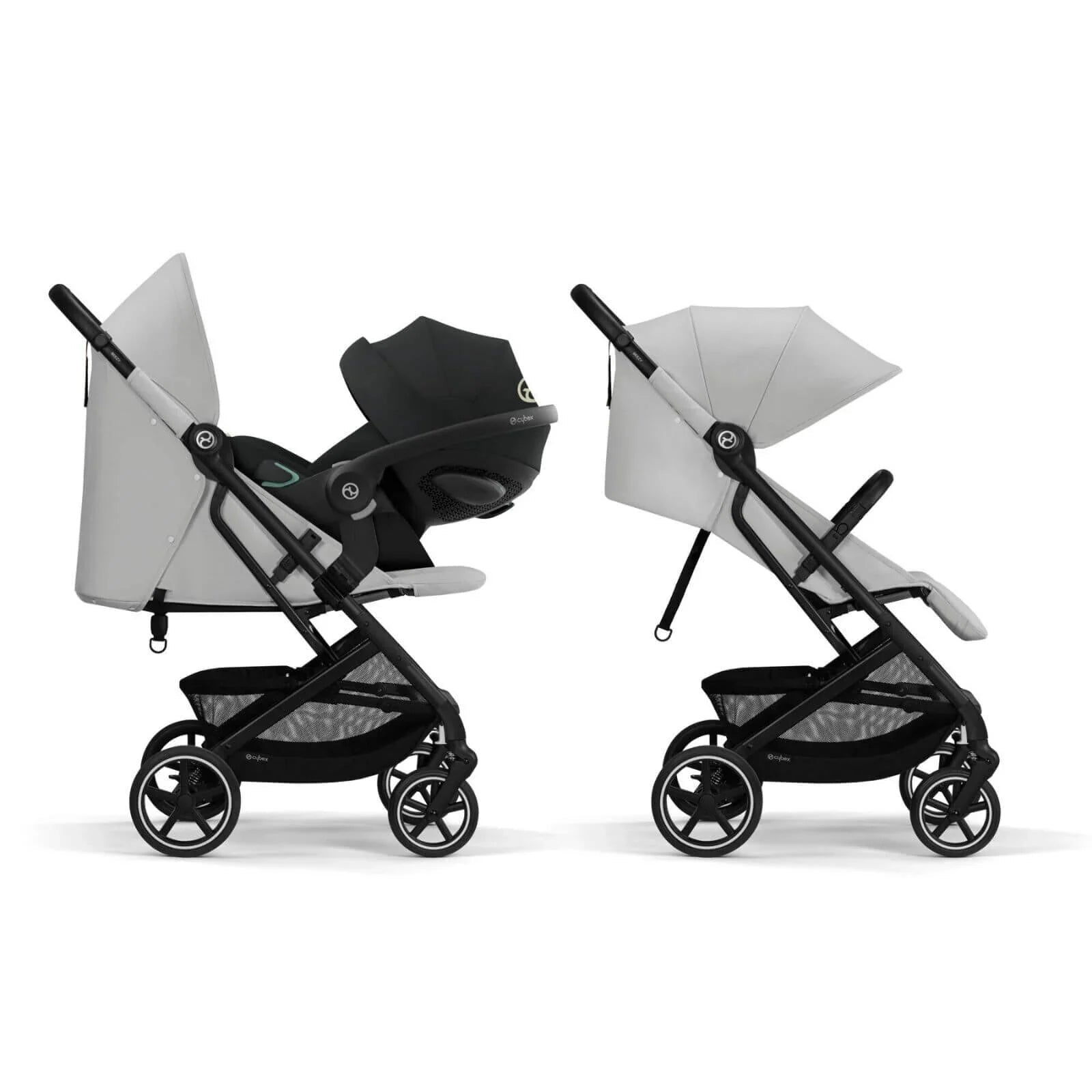 Cybex Beezy Compact Travel Pushchair - Fog Grey - mezetto ebebek ebebek