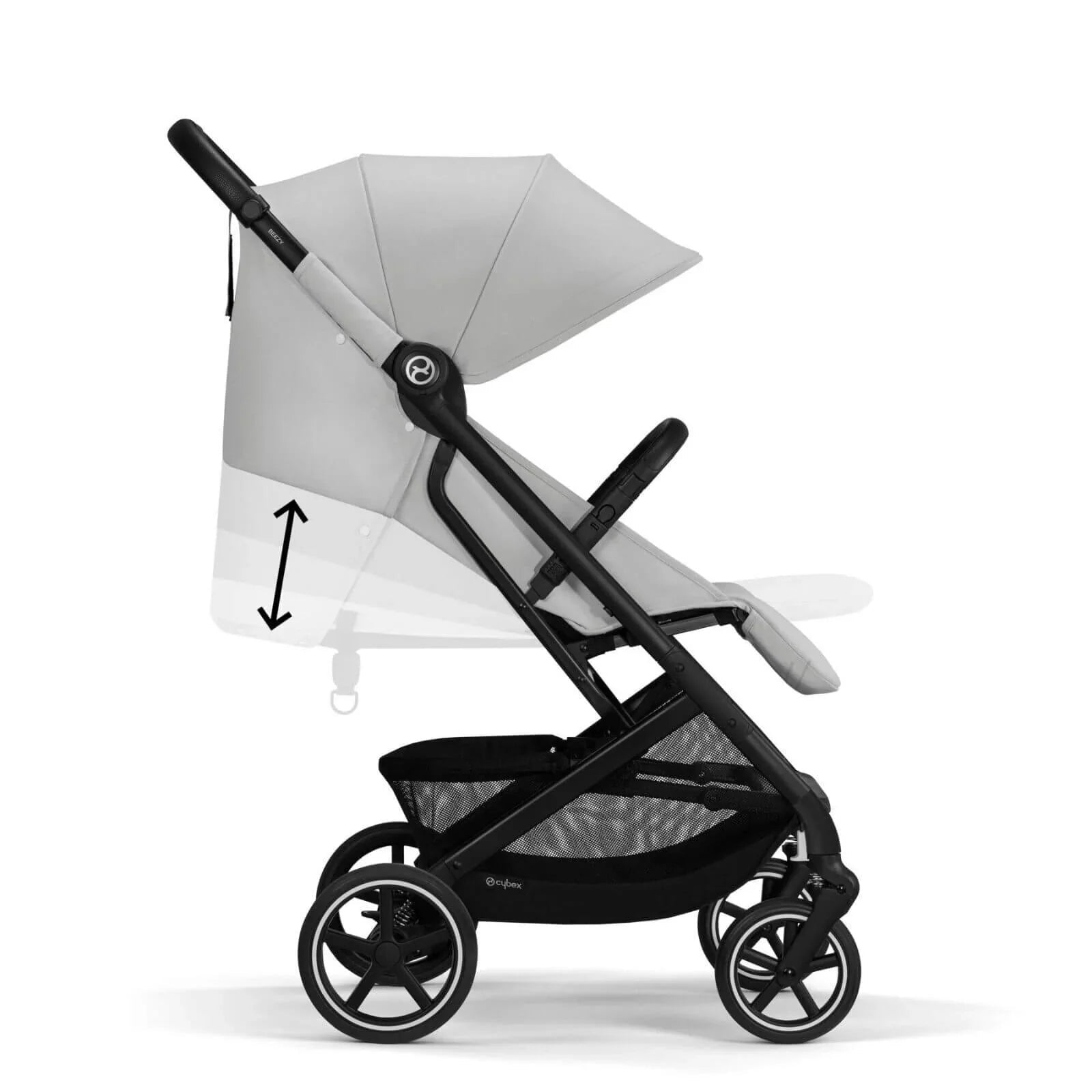 Cybex Beezy Compact Travel Pushchair - Fog Grey - mezetto ebebek ebebek