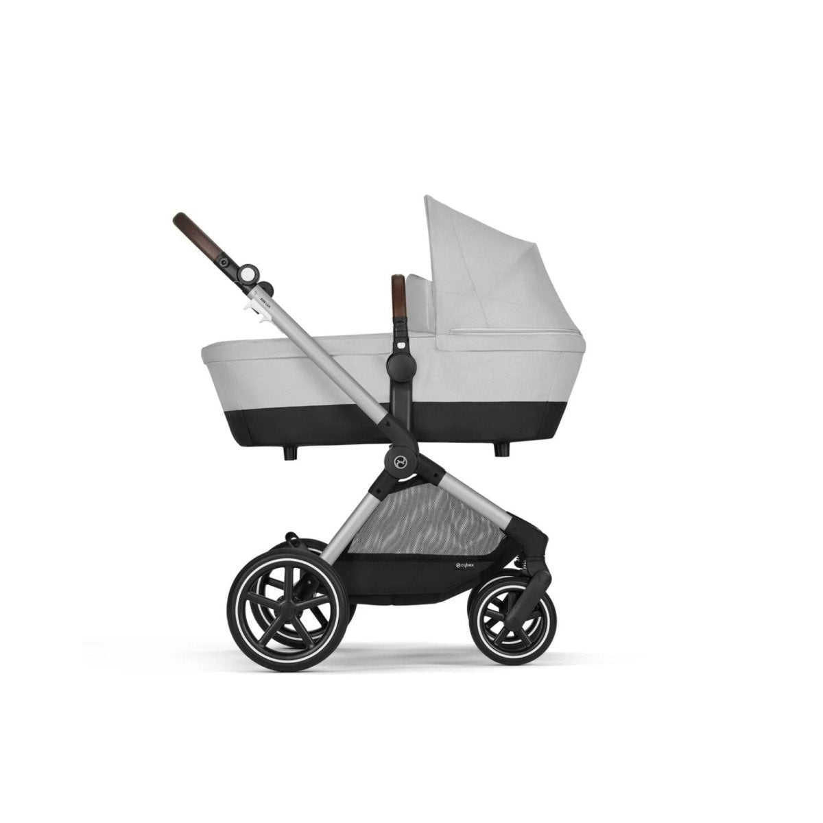Cybex Eos Lux Silver 2 - in - 1 Pushchair - Lava Grey - mezetto ebebek ebebek