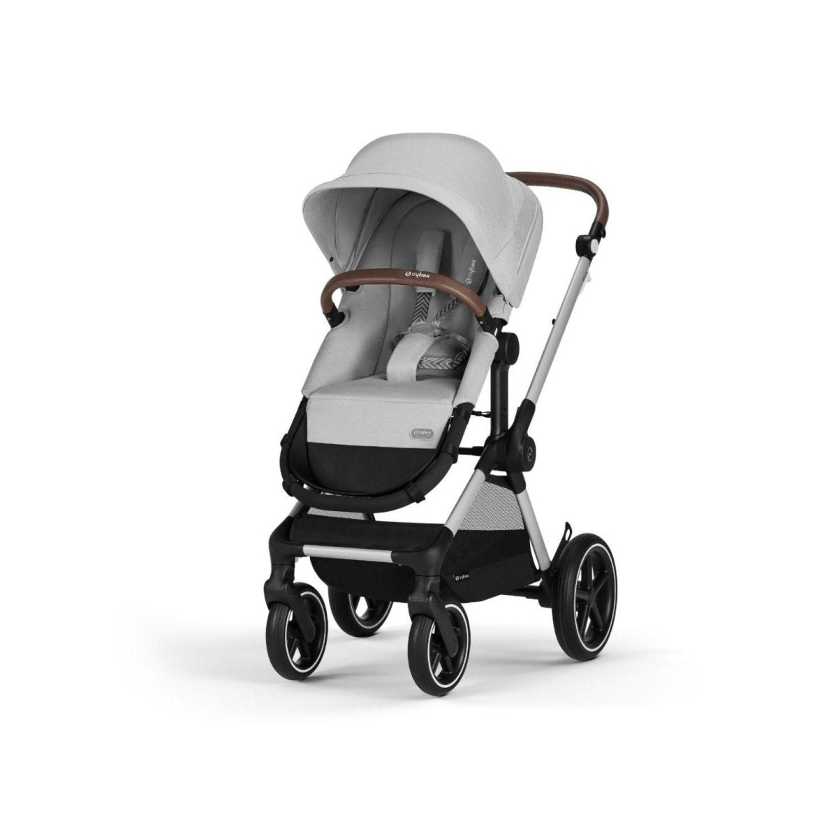 Cybex Eos Lux Silver 2 - in - 1 Pushchair - Lava Grey - mezetto ebebek ebebek