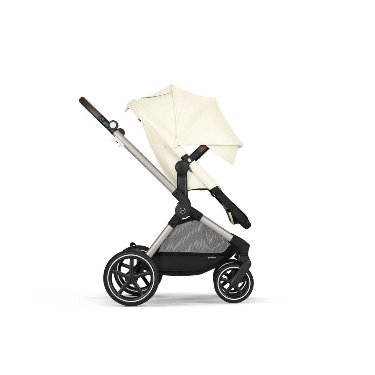 Cybex Eos Lux Silver 2 - in - 1 Pushchair - Seashell Beige - mezetto ebebek ebebek