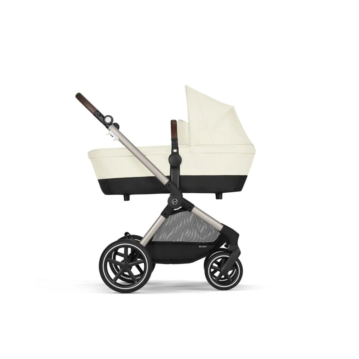 Cybex Eos Lux Silver 2 - in - 1 Pushchair - Seashell Beige - mezetto ebebek ebebek
