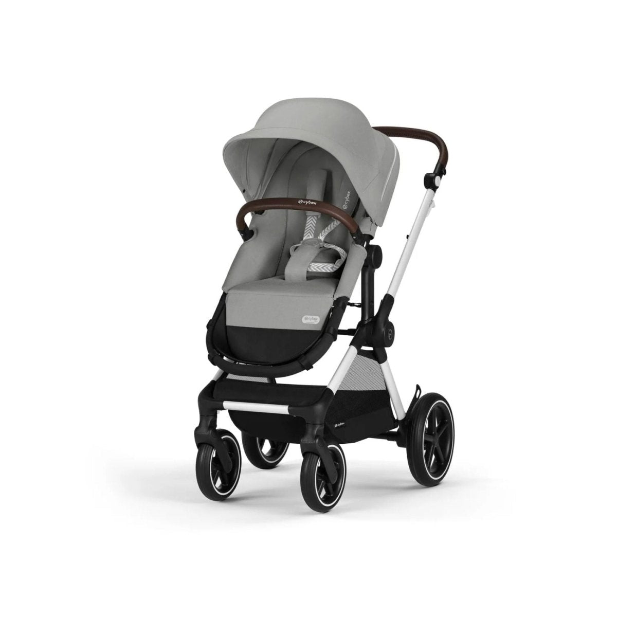 Cybex EOS Lux Silver 2 - in - 1 Pushchair - Stone Grey - mezetto ebebek ebebek