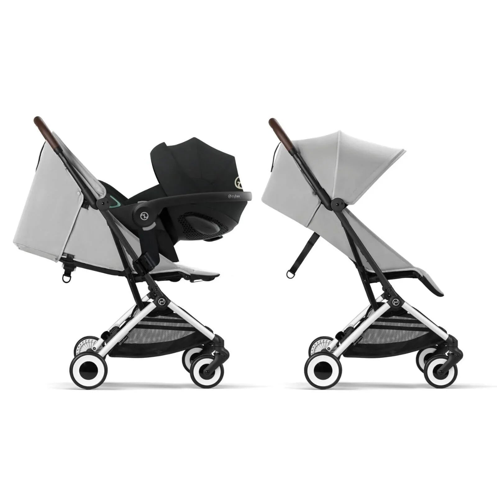 Cybex Orfeo Compact Travel Pushchair - Fog Grey - mezetto ebebek ebebek
