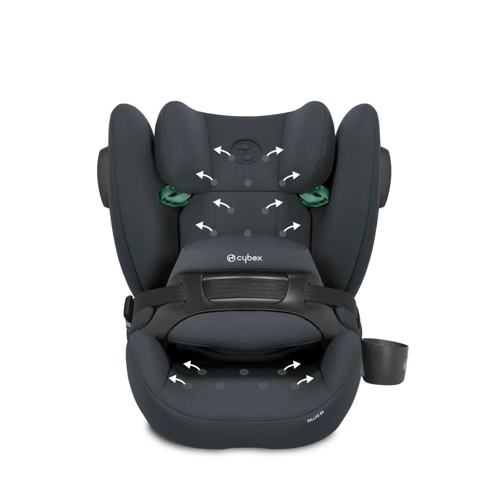Cybex Pallas B4 i - Size Group 1/2/3 Car Seat (9 Months to 12 Years) - Cobblestone Grey - mezetto ebebek ebebek