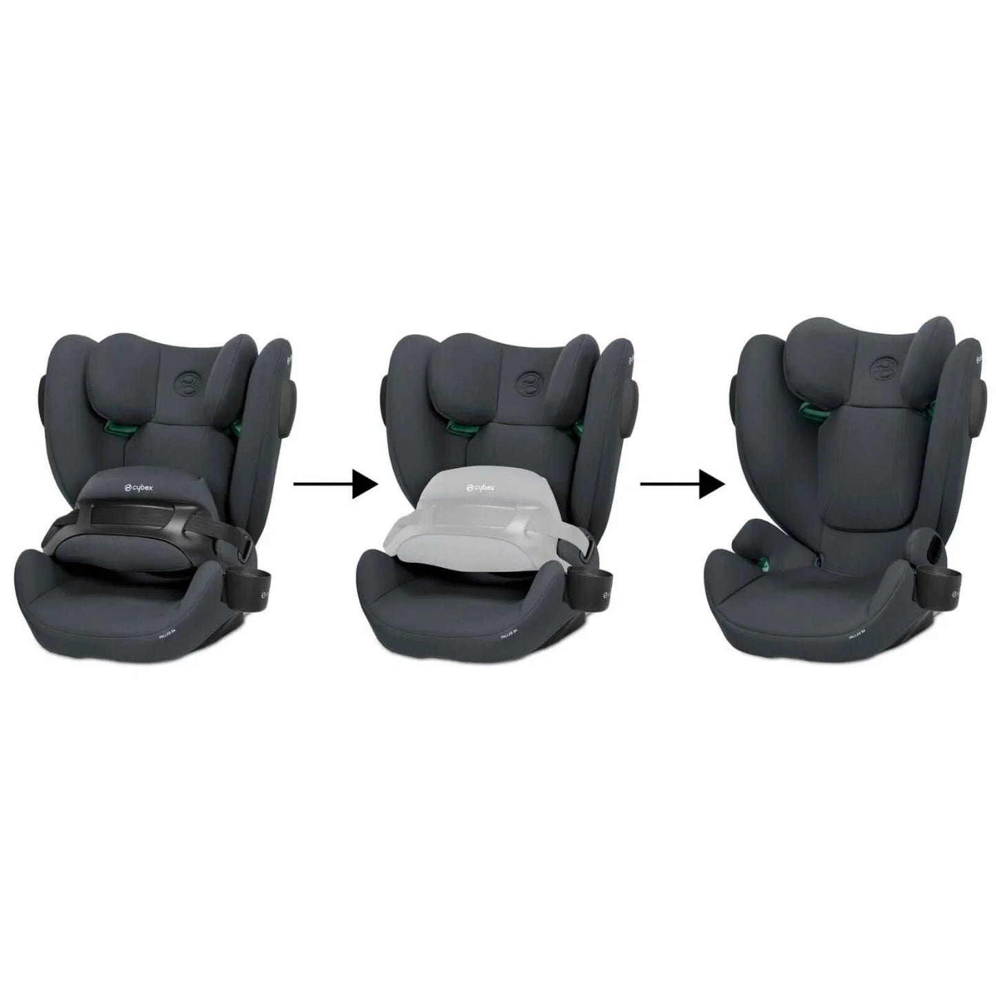 Cybex Pallas B4 i - Size Group 1/2/3 Car Seat (9 Months to 12 Years) - Cobblestone Grey - mezetto ebebek ebebek