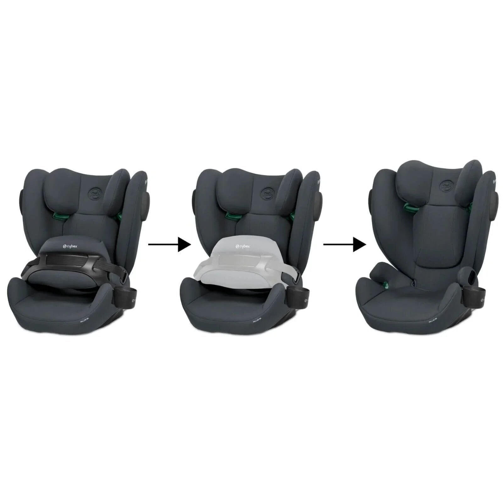 Cybex Pallas B4 i - Size Group 1/2/3 Car Seat (9 Months to 12 Years) - Cobblestone Grey - mezetto ebebek ebebek
