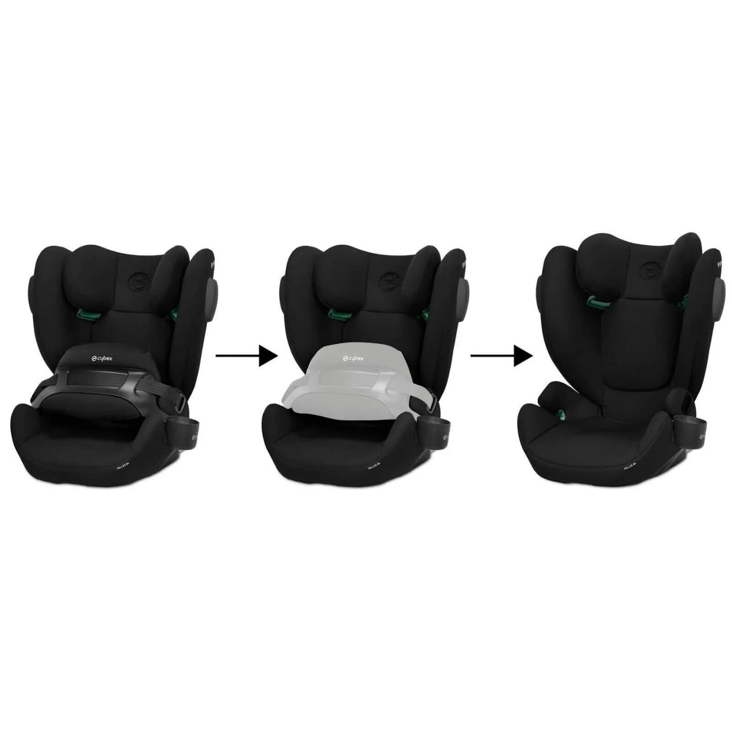 Cybex Pallas B4 i - Size Group 1/2/3 Car Seat (9 Months to 12 Years) - Pure Black - mezetto ebebek ebebek