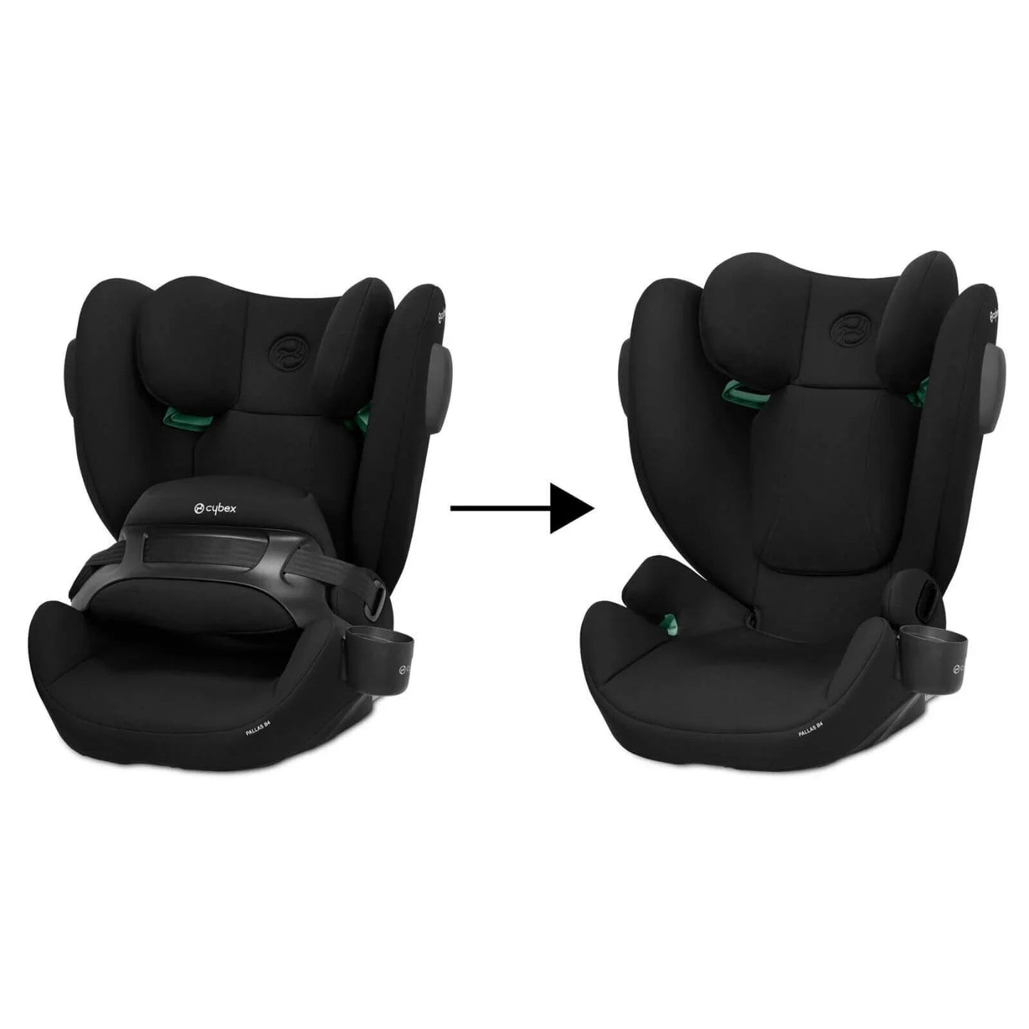 Cybex Pallas B4 i - Size Group 1/2/3 Car Seat (9 Months to 12 Years) - Pure Black - mezetto ebebek ebebek