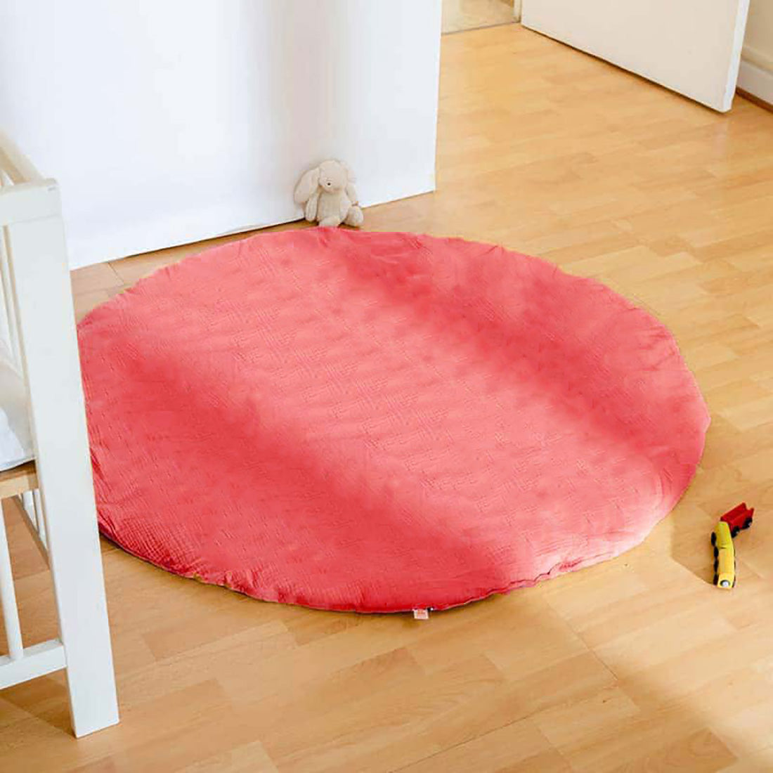 Organic Cotton Activity Mat Havane - Strawberry