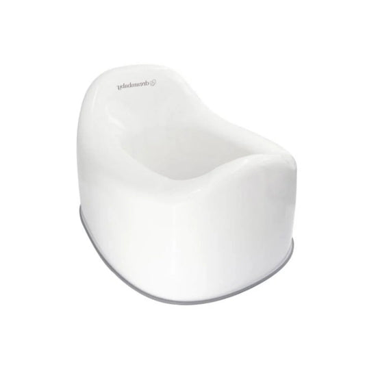 Deambaby First Stage Toddler Potty with Grey Trim - White - mezetto ebebek ebebek