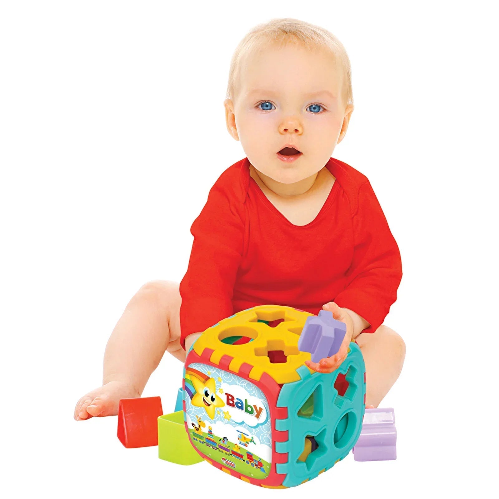 Dede Baby Puzzle Big Shape Sorter Cube - mezetto ebebek ebebek
