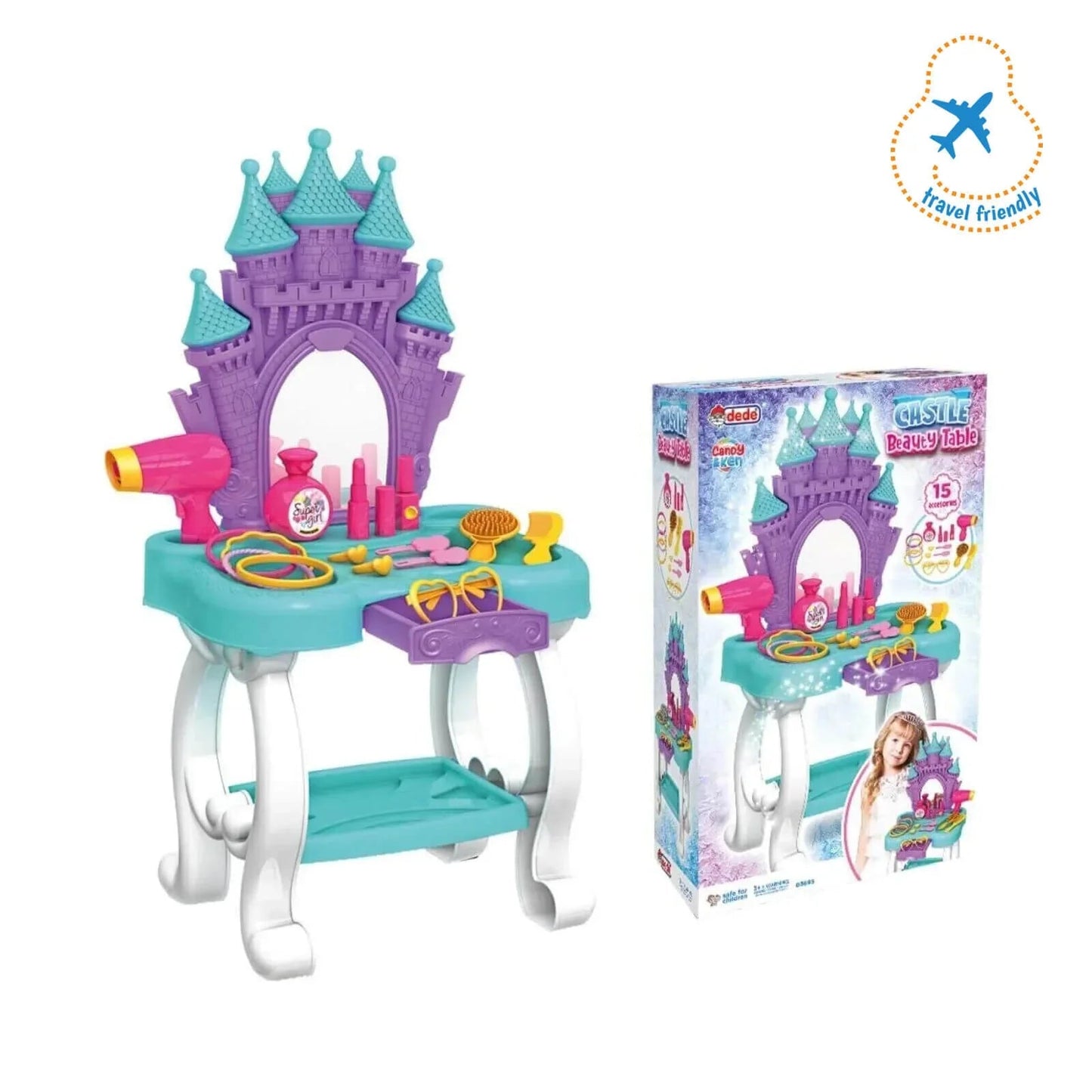 Dede Castle Beauty Table - mezetto ebebek ebebek