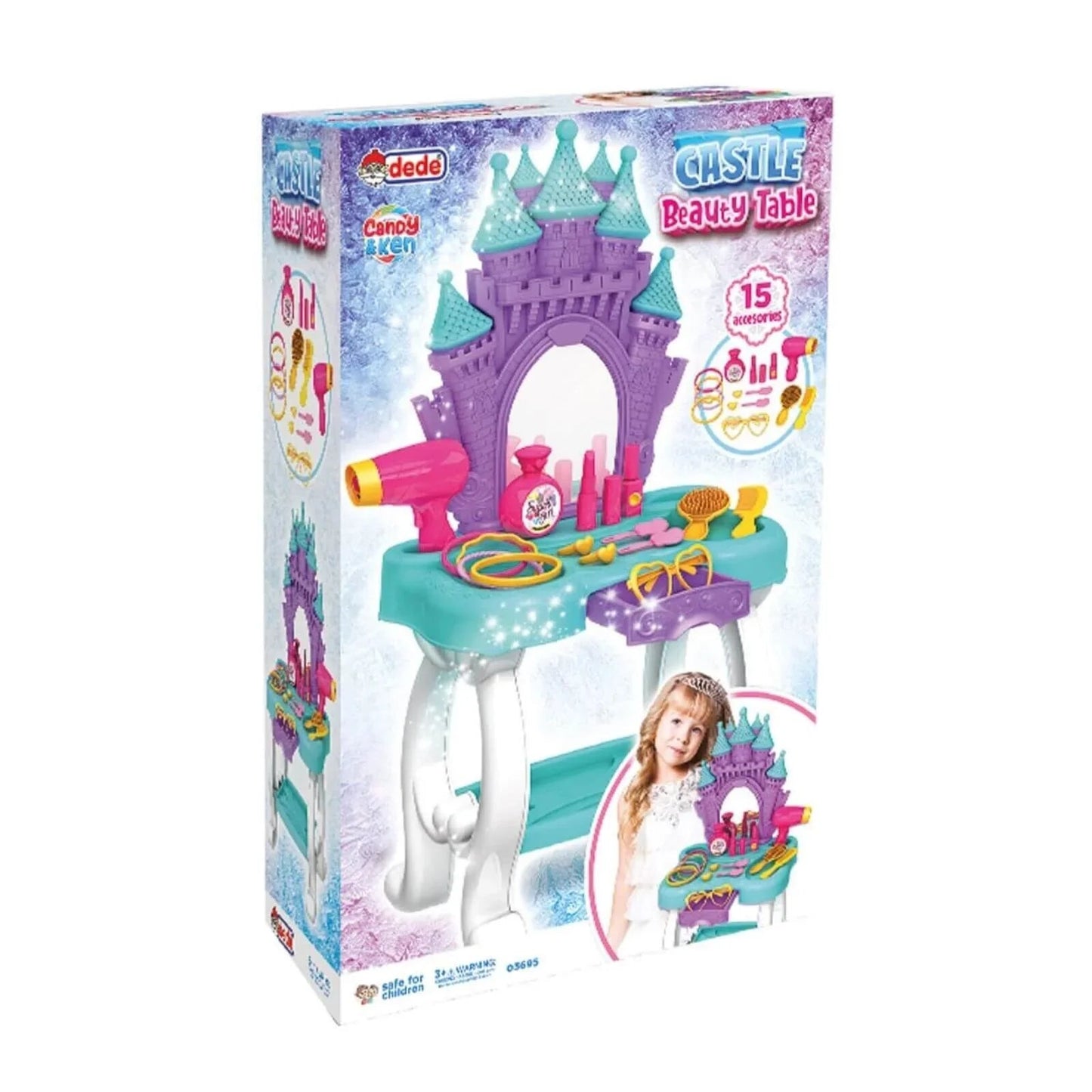 Dede Castle Beauty Table - mezetto ebebek ebebek