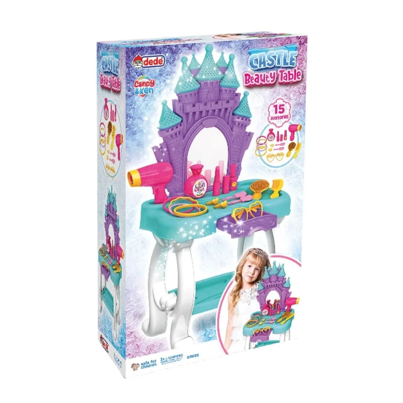 Dede Castle Beauty Table - mezetto ebebek ebebek